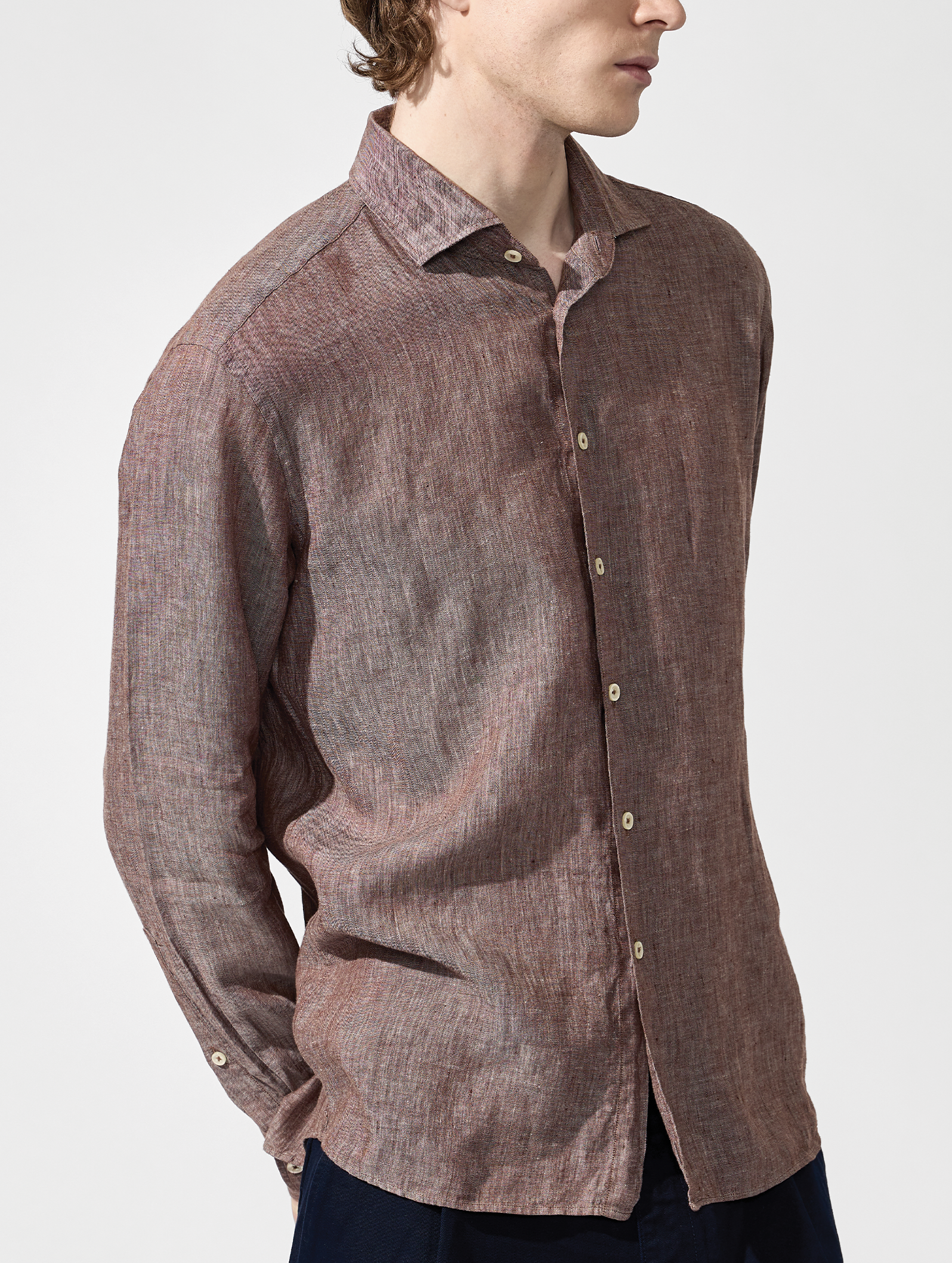 OB3 WEEKEND FINE LINEN | MEN (CHOCOLATE)