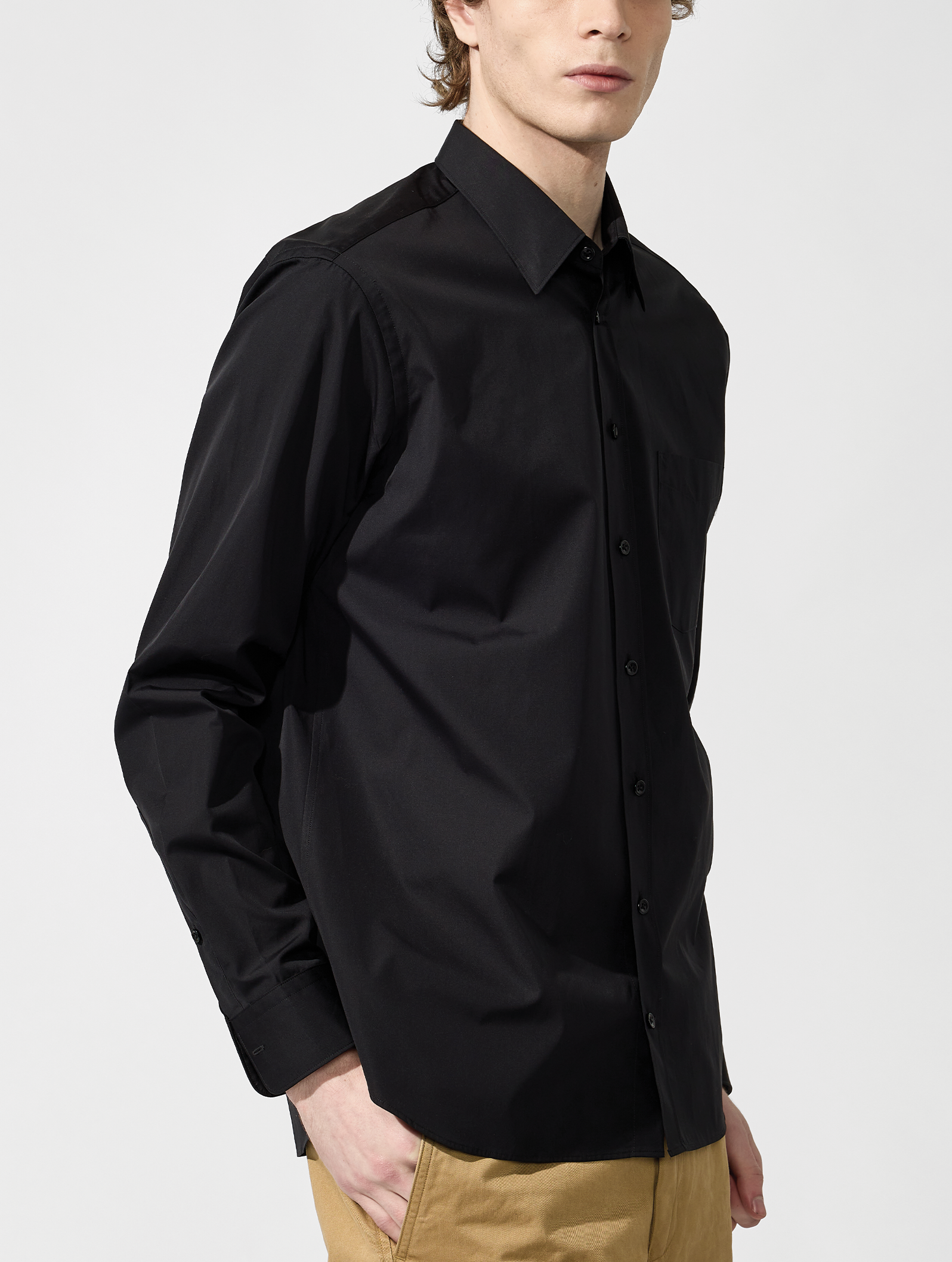 OB2 STUDIO CORE FINE POPLIN | MEN (BLACK)