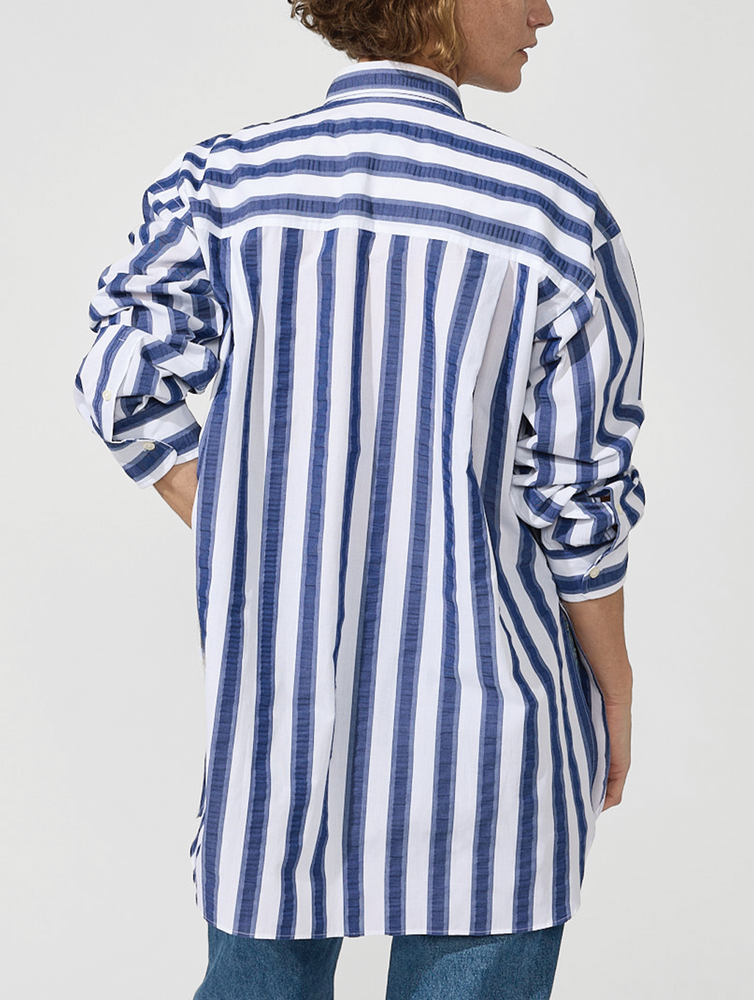 OB3 WEEKEND NAUTICAL SEERSUCKER | WOMEN (NAVY)