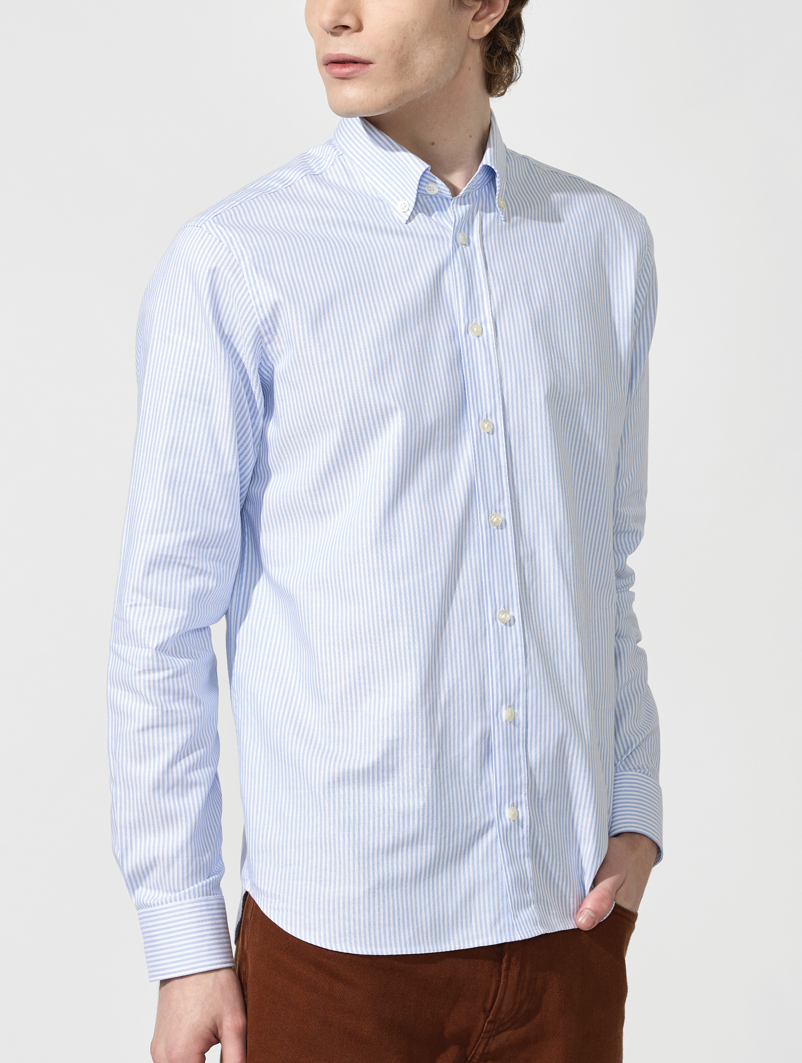OB2 STUDIO CORE OXFORD STRIPE | MEN (LIGHT BLUE)