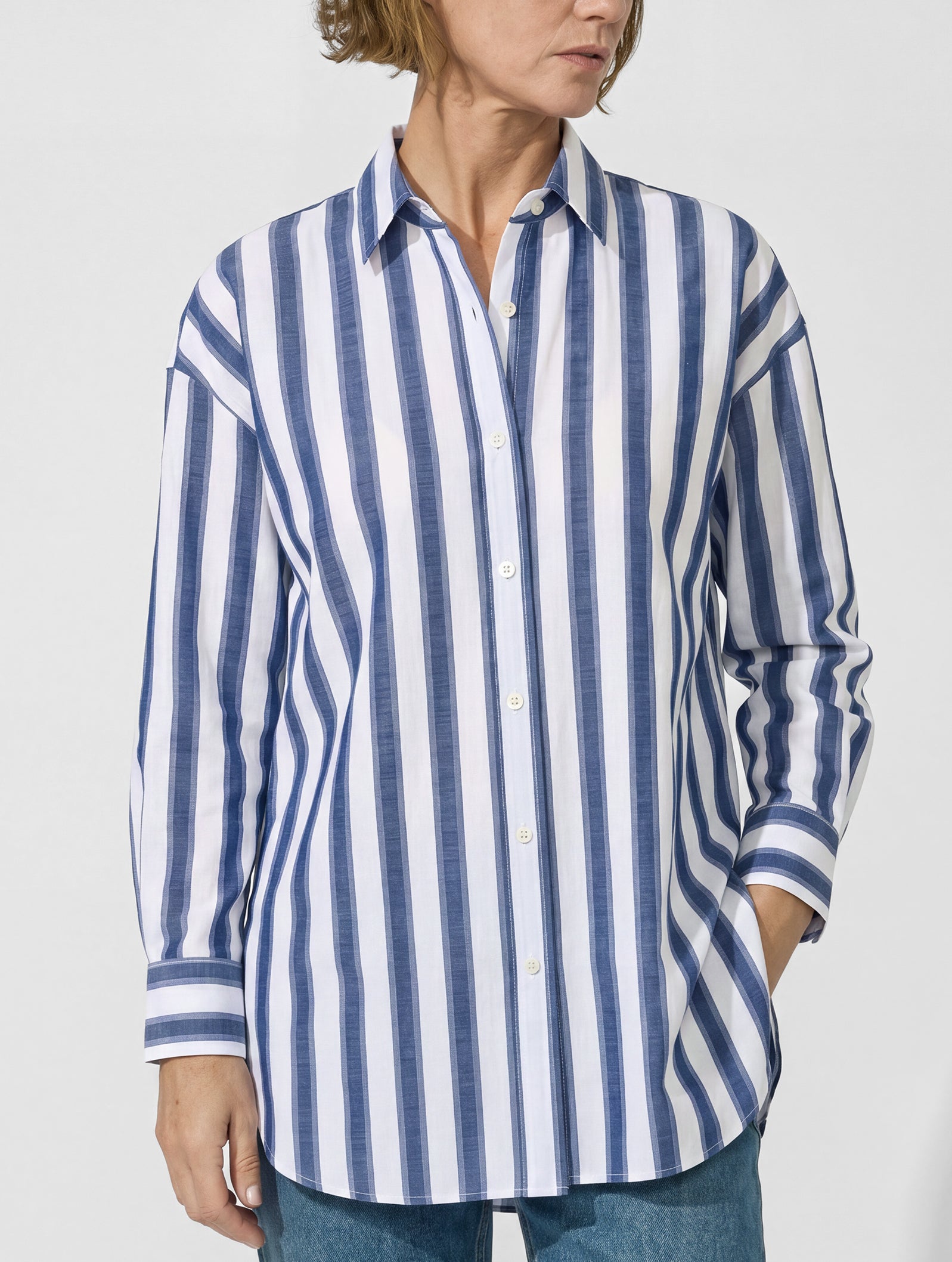 OB3 WEEKEND NAUTICAL SEERSUCKER | WOMEN (NAVY)