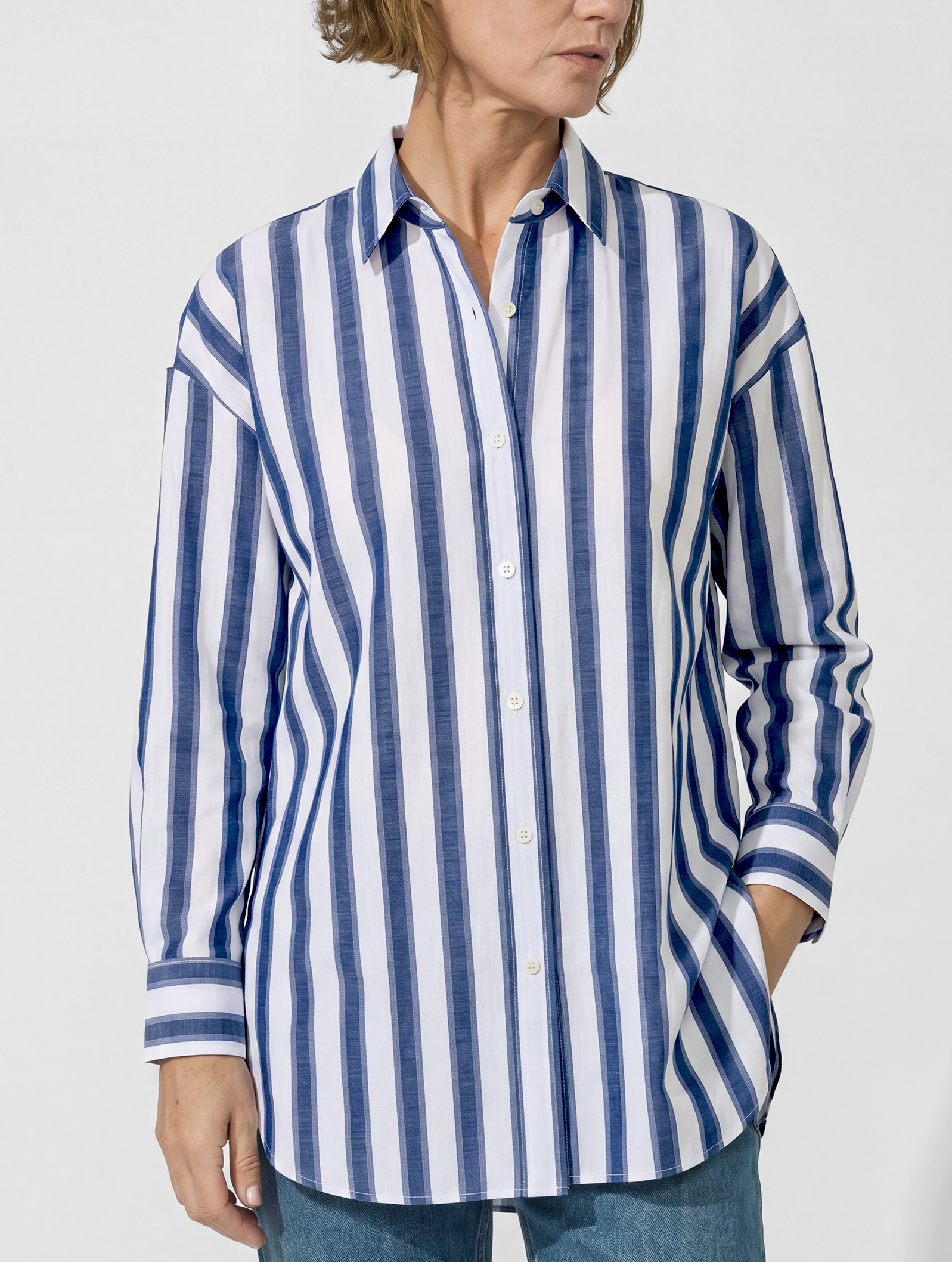 OB3 WEEKEND NAUTICAL SEERSUCKER | WOMEN (NAVY)