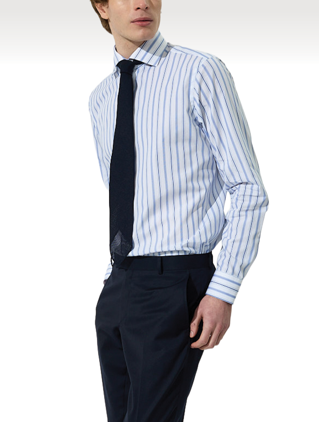 OB1 OFFICE VARIGATED STRIPE | MEN (COBALT VARI STRIPE)