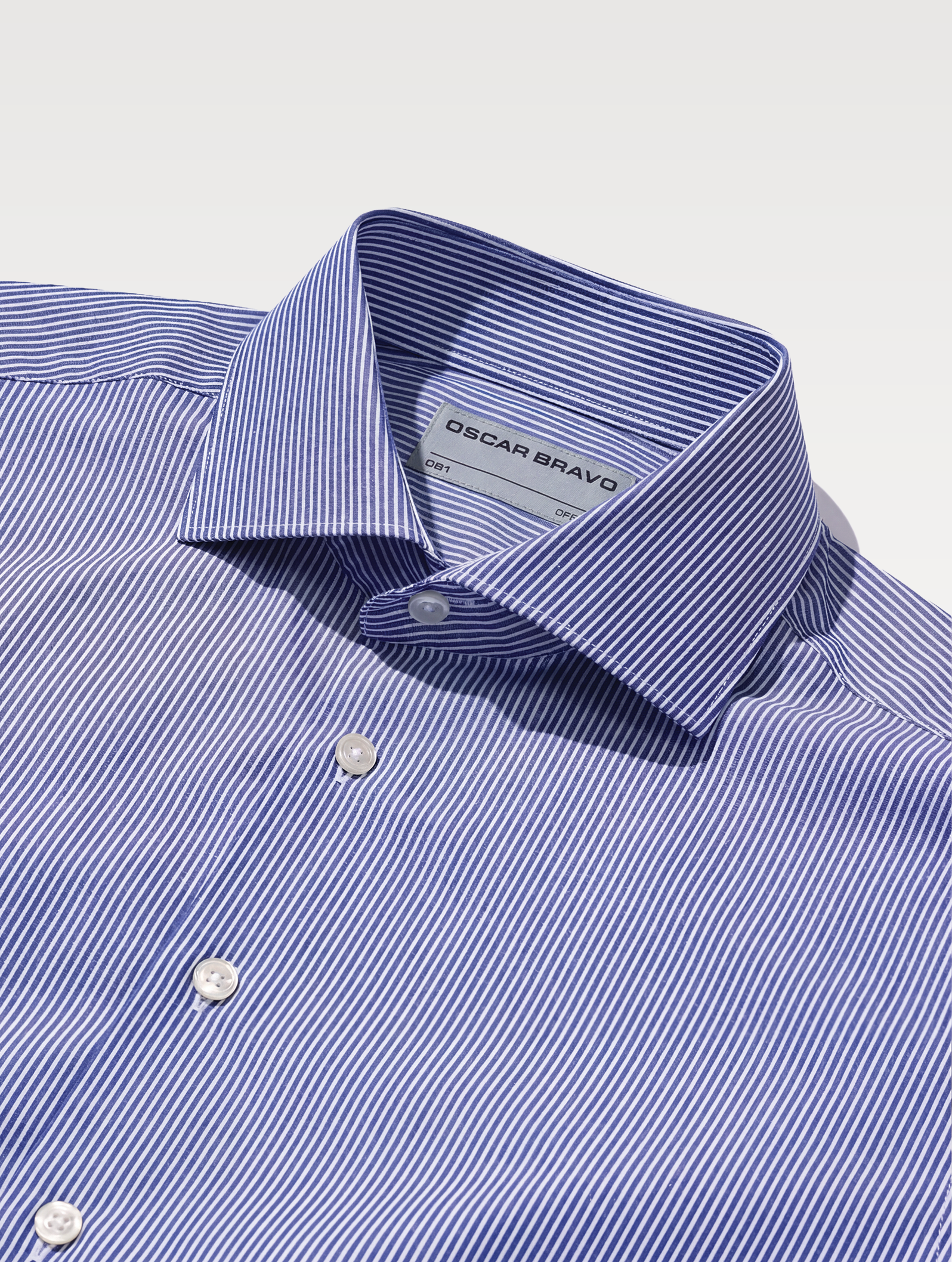 OB1 OFFICE MINI STRIPE POPLIN | MEN (NAVY)