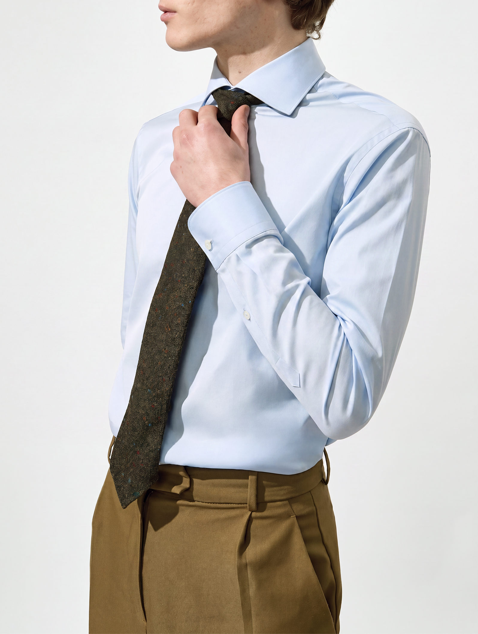 OB1 OFFICE CORE FINE POPLIN | MEN (LIGHT BLUE)