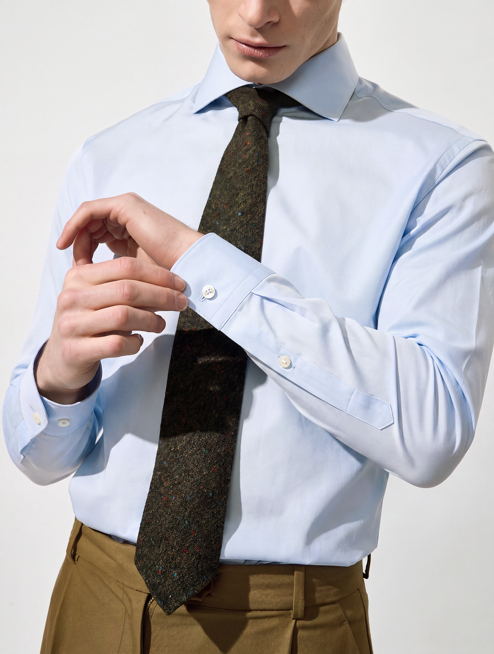 OB1 OFFICE CORE FINE POPLIN | MEN (LIGHT BLUE)