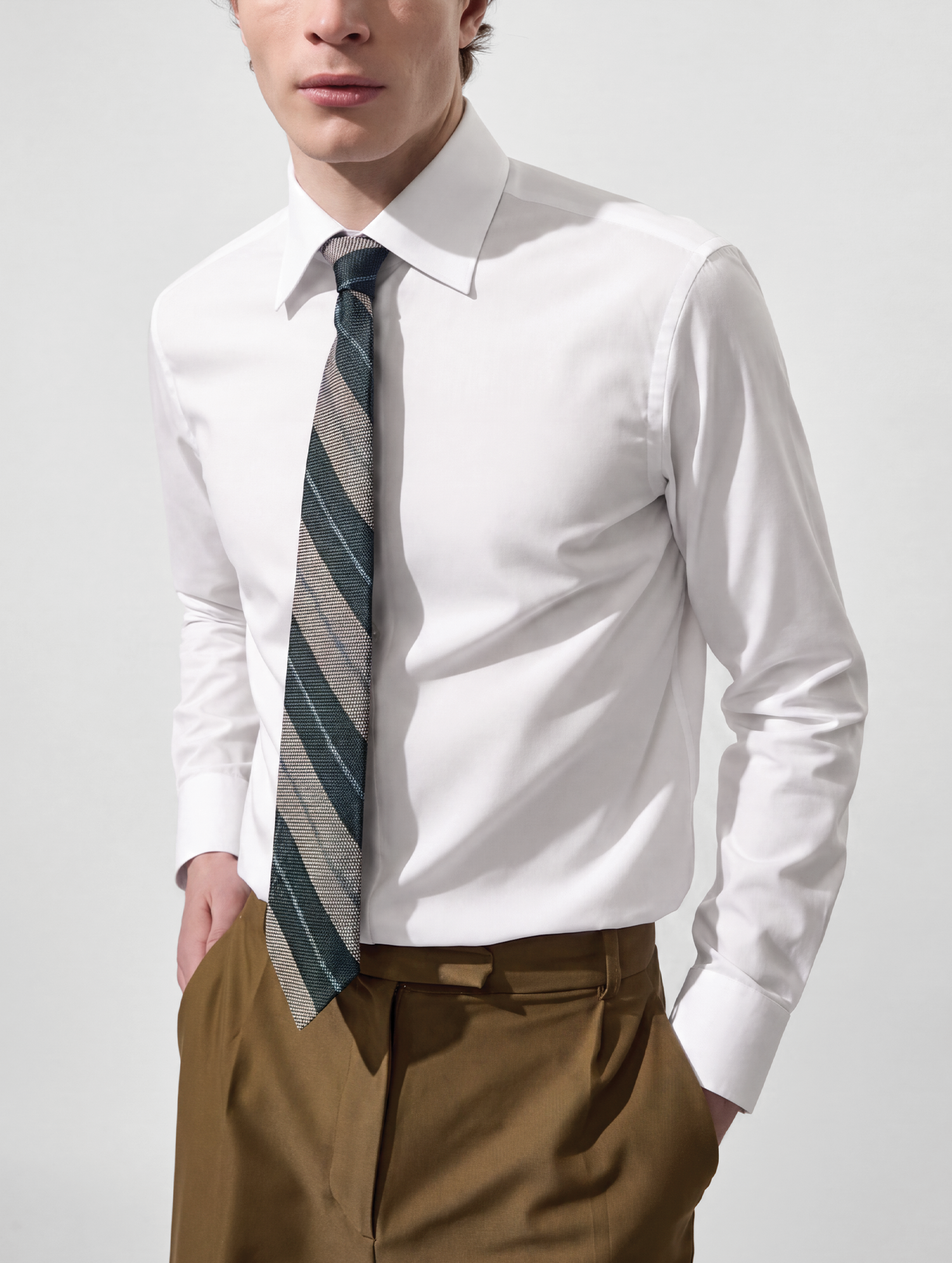 OB1 OFFICE CORE FINE TWILL | MEN (WHITE)