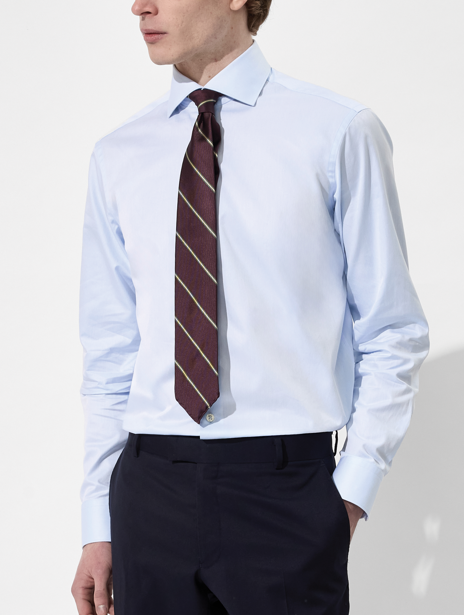 OB1 OFFICE CORE FINE TWILL | MEN (PALE BLUE)