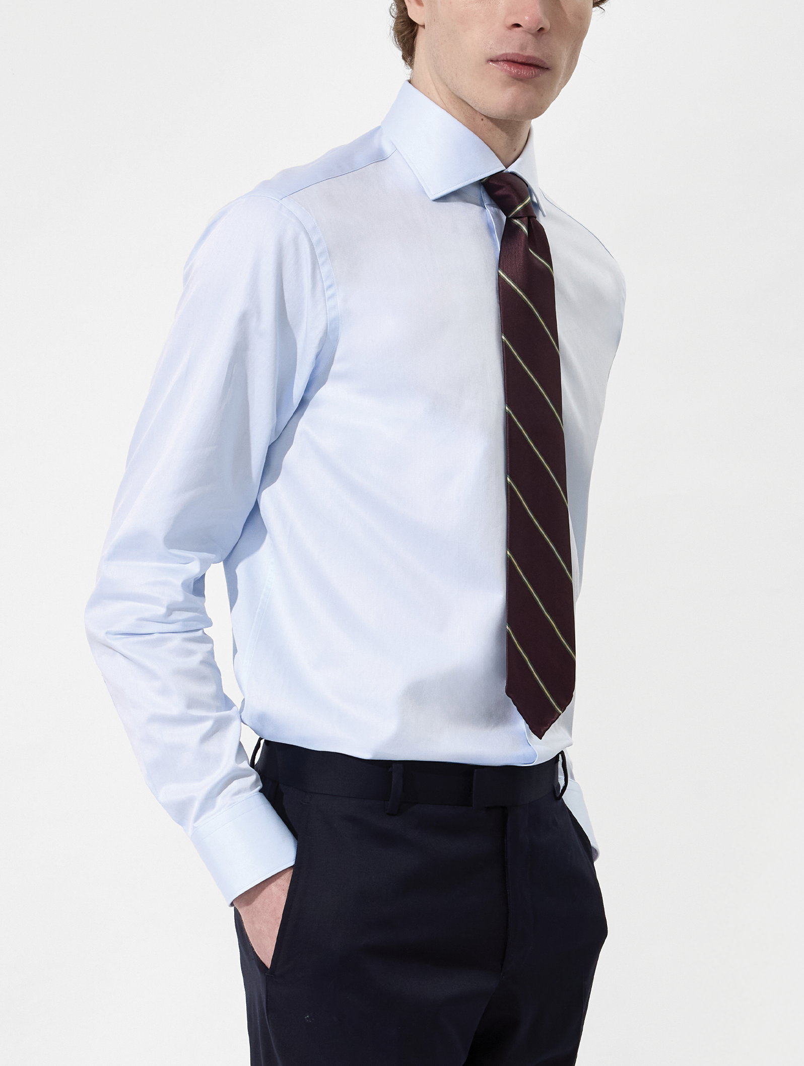 OB1 OFFICE CORE FINE TWILL | MEN (PALE BLUE)