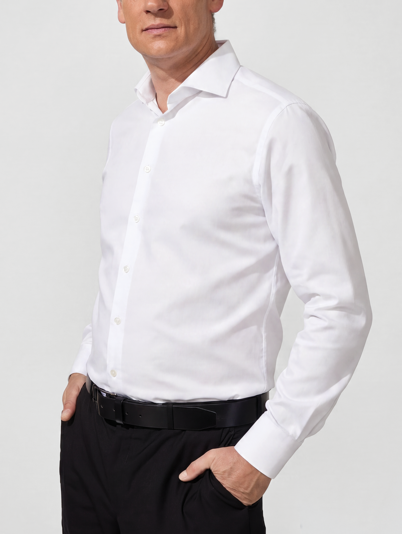 OB1 OFFICE CORE FINE POPLIN | MEN (WHITE)