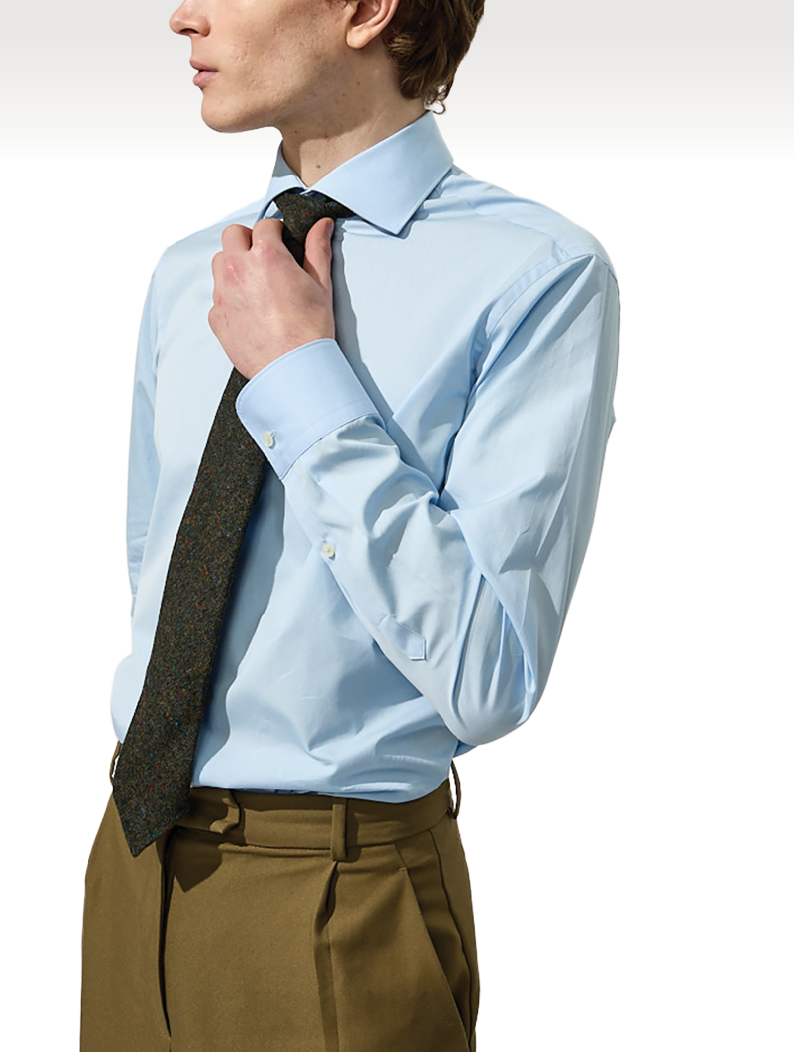 OB1 OFFICE CORE FINE POPLIN | MEN (LIGHT BLUE)