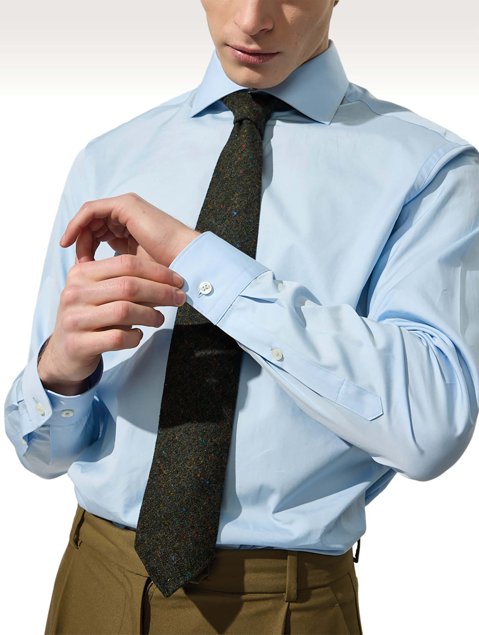 OB1 OFFICE CORE FINE POPLIN | MEN (LIGHT BLUE)