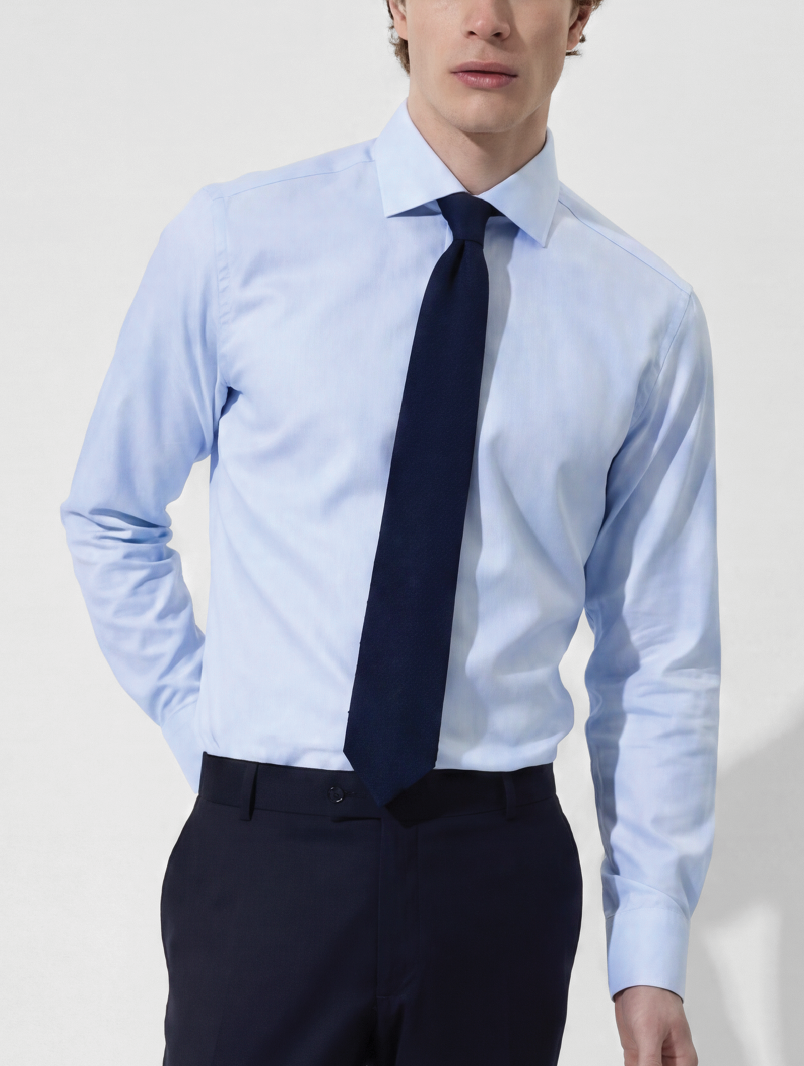 OB1 OFFICE CORE OXFORD | MEN (PALE BLUE)