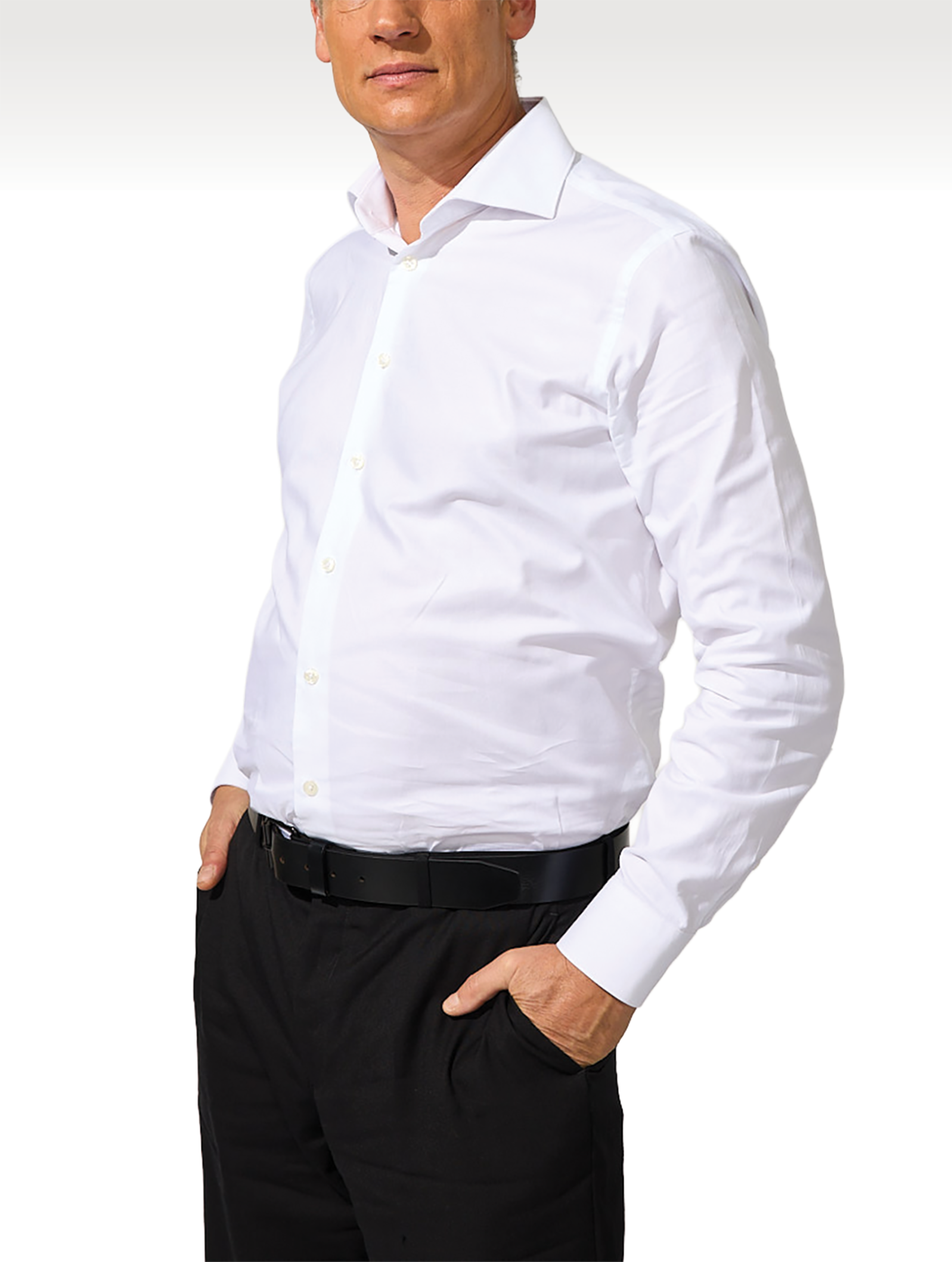 OB1 OFFICE CORE FINE POPLIN | MEN (WHITE)