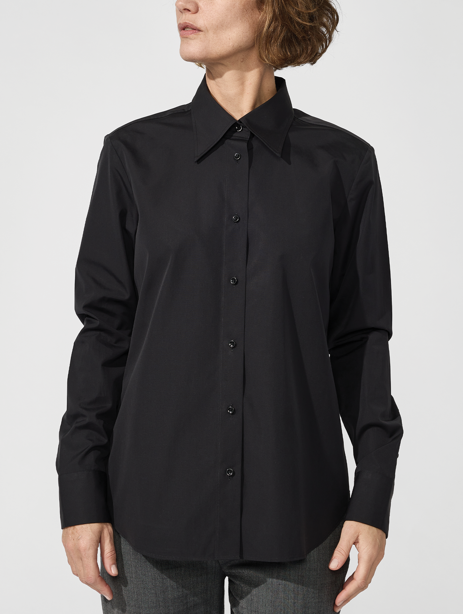 OB1 OFFICE CORE FINE POPLIN | WOMEN (BLACK)