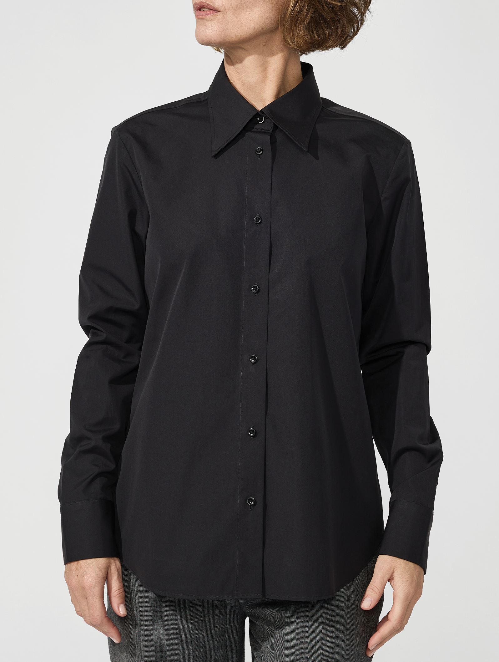 OB1 OFFICE CORE FINE POPLIN | WOMEN (BLACK)