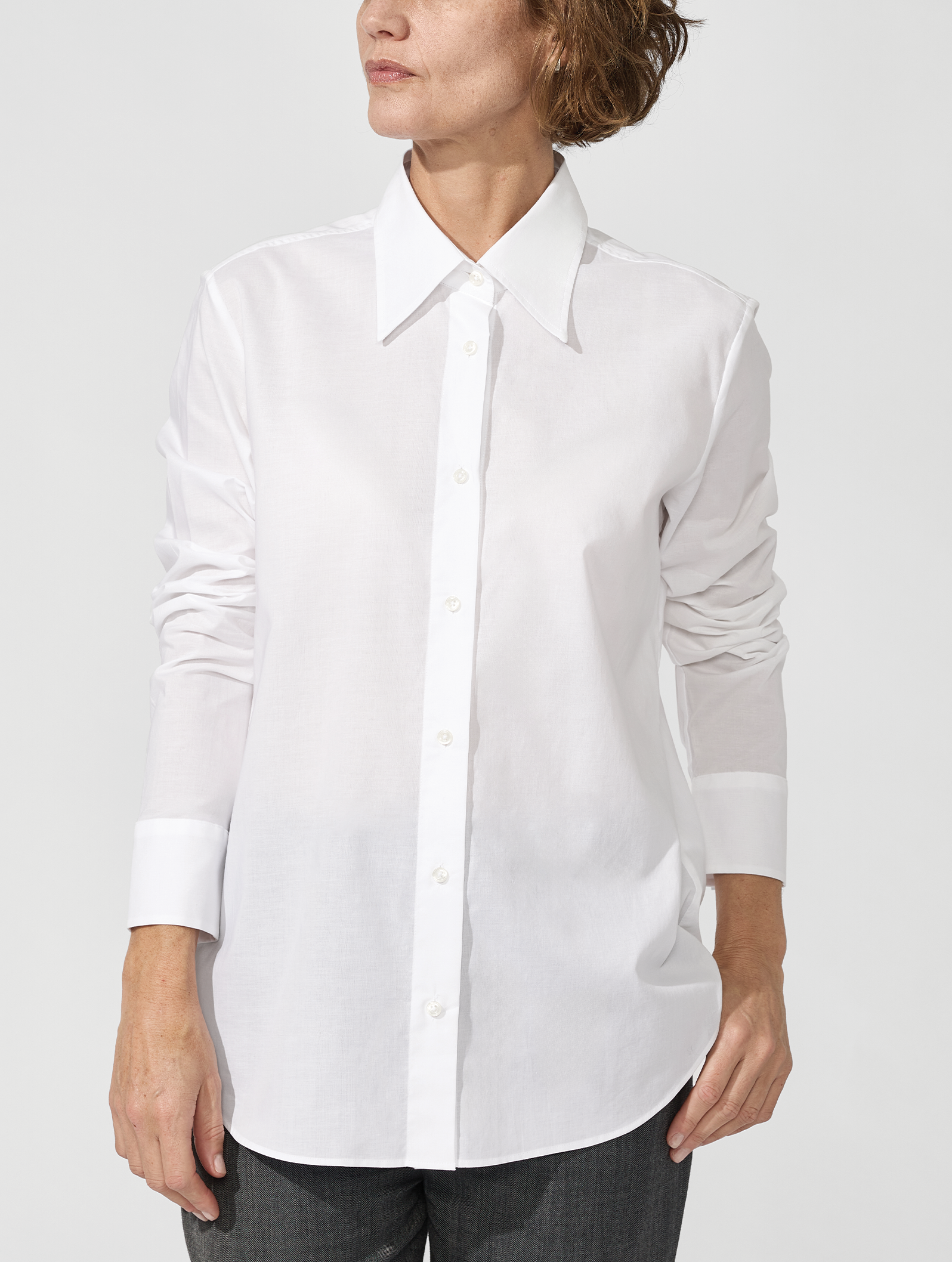 OB1 OFFICE CORE FINE POPLIN | WOMEN (WHITE)