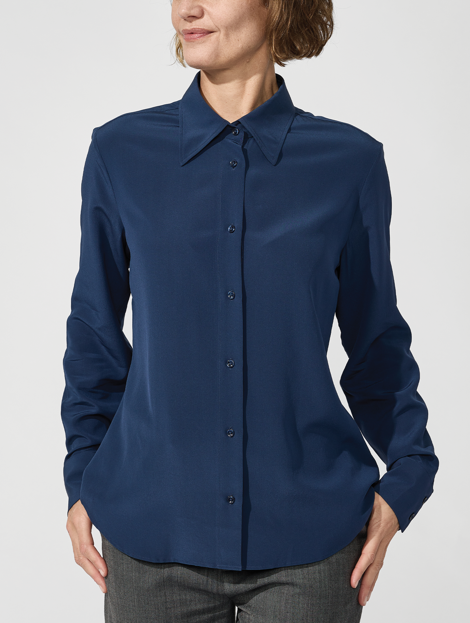 OB1 OFFICE CORE SILK | WOMEN (NAVY)