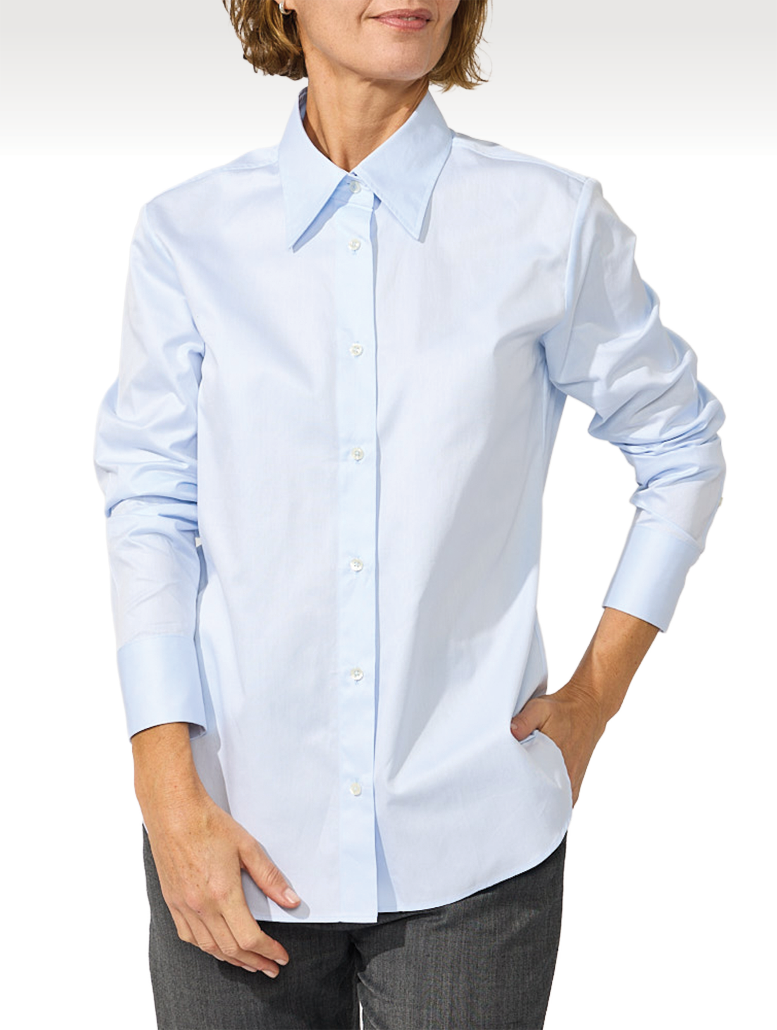 OB1 OFFICE CORE TWILL | WOMEN (PALE BLUE)