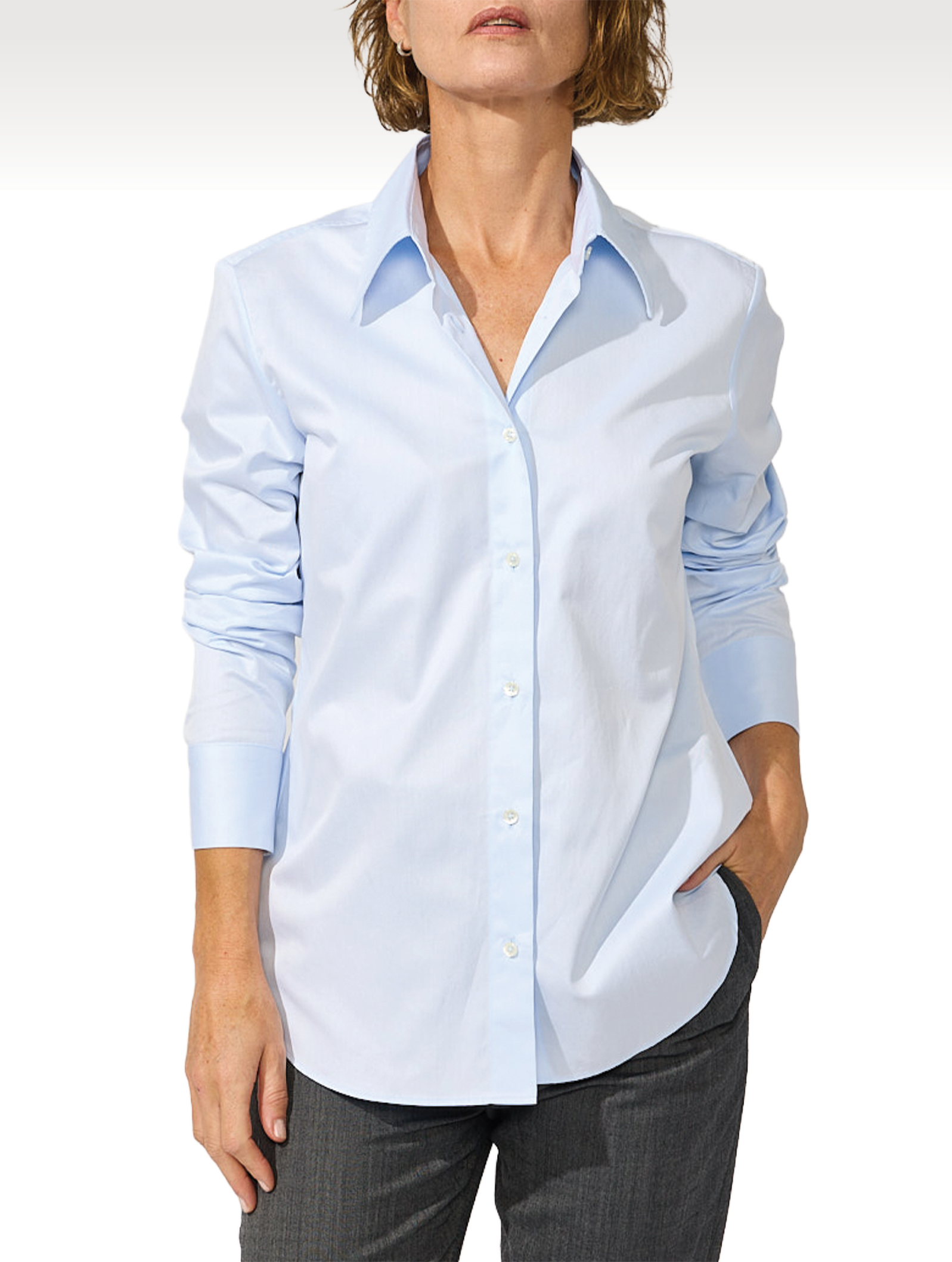 OB1 OFFICE CORE TWILL | WOMEN (PALE BLUE)