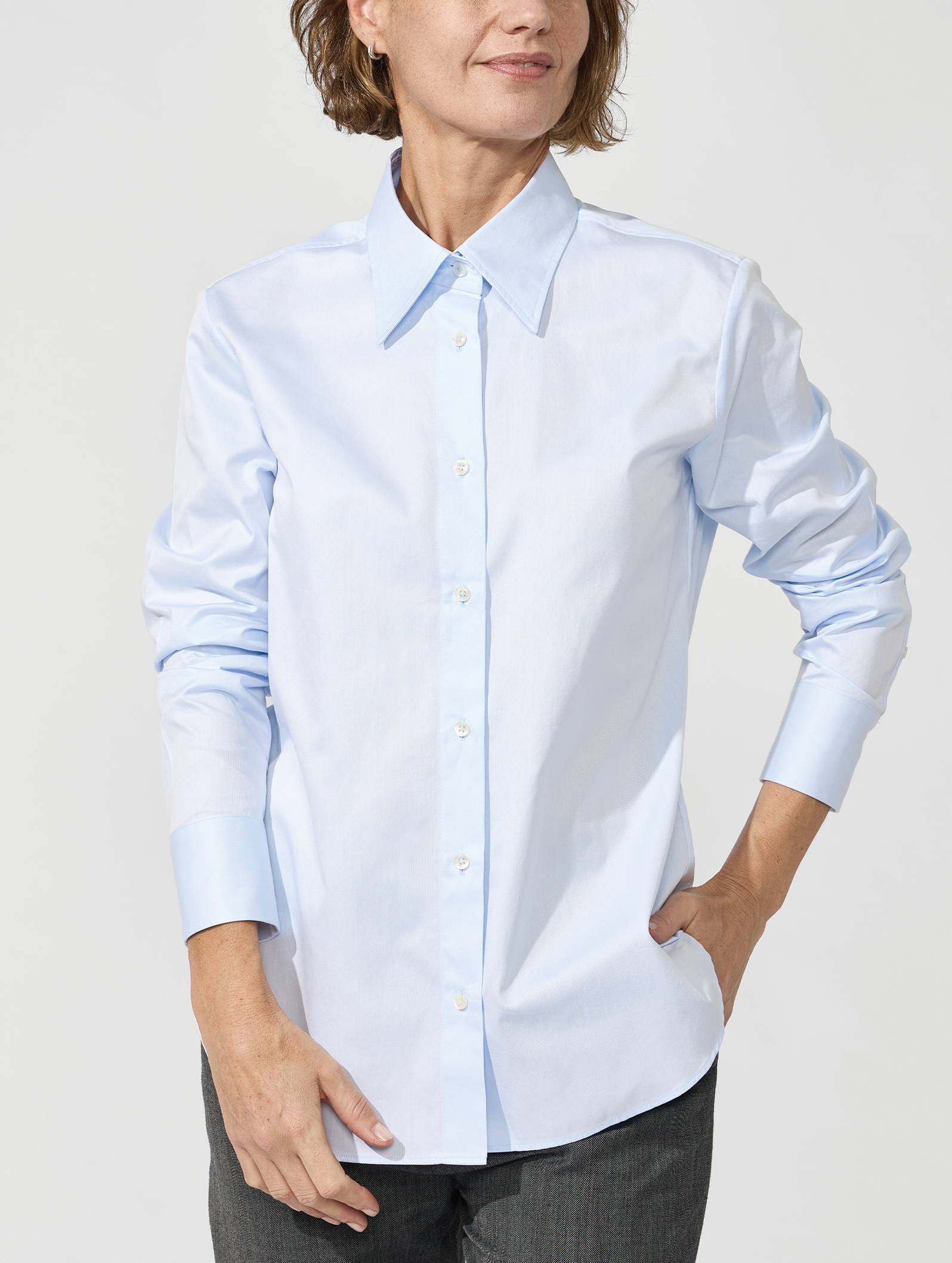OB1 OFFICE CORE TWILL | WOMEN (PALE BLUE)