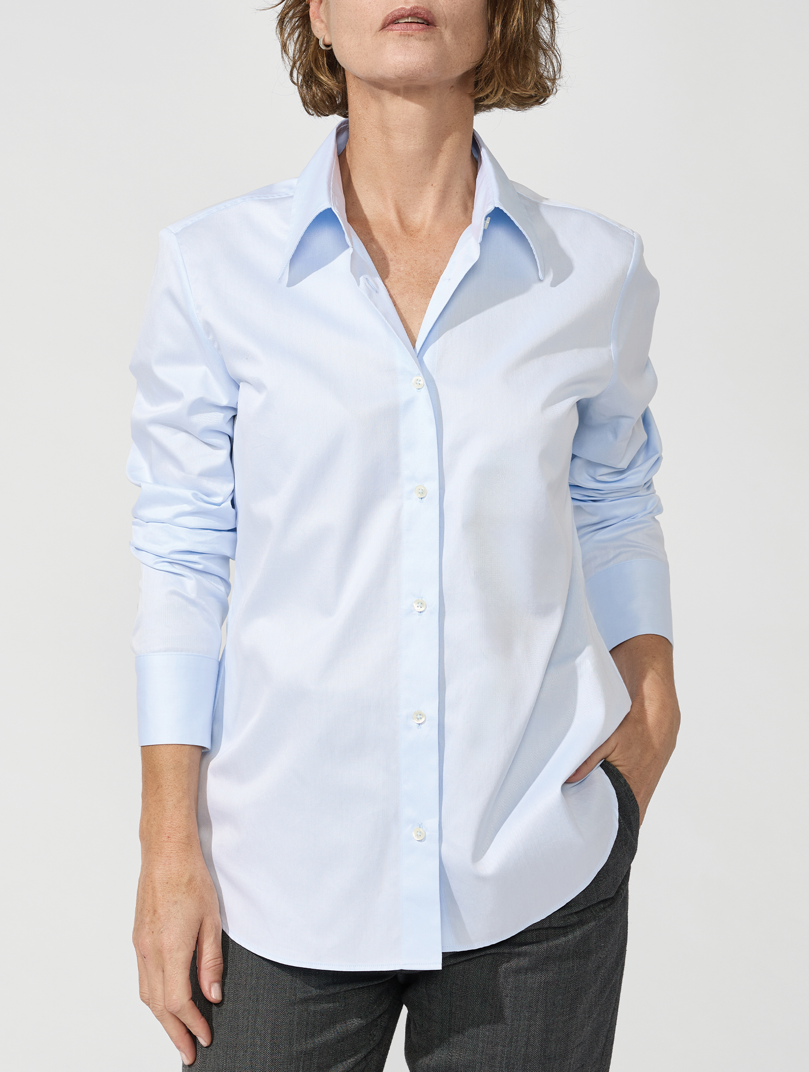 OB1 OFFICE CORE TWILL | WOMEN (PALE BLUE)