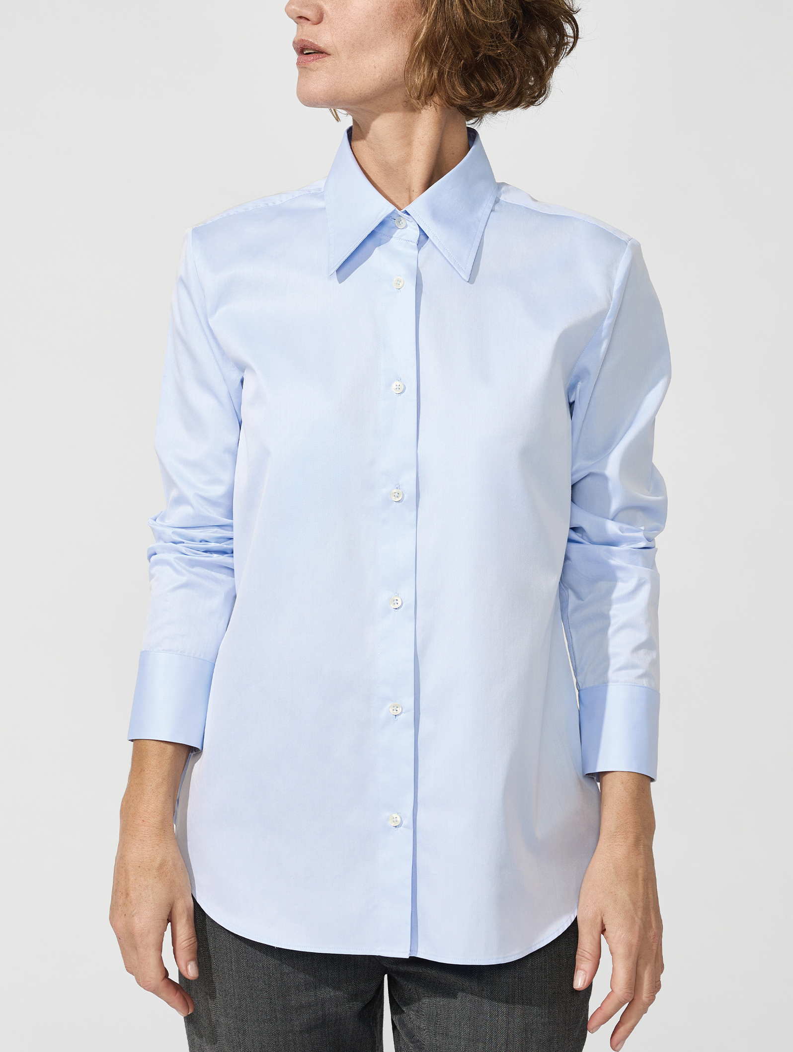 OB1 OFFICE CORE FINE TWILL | WOMEN (PALE BLUE)