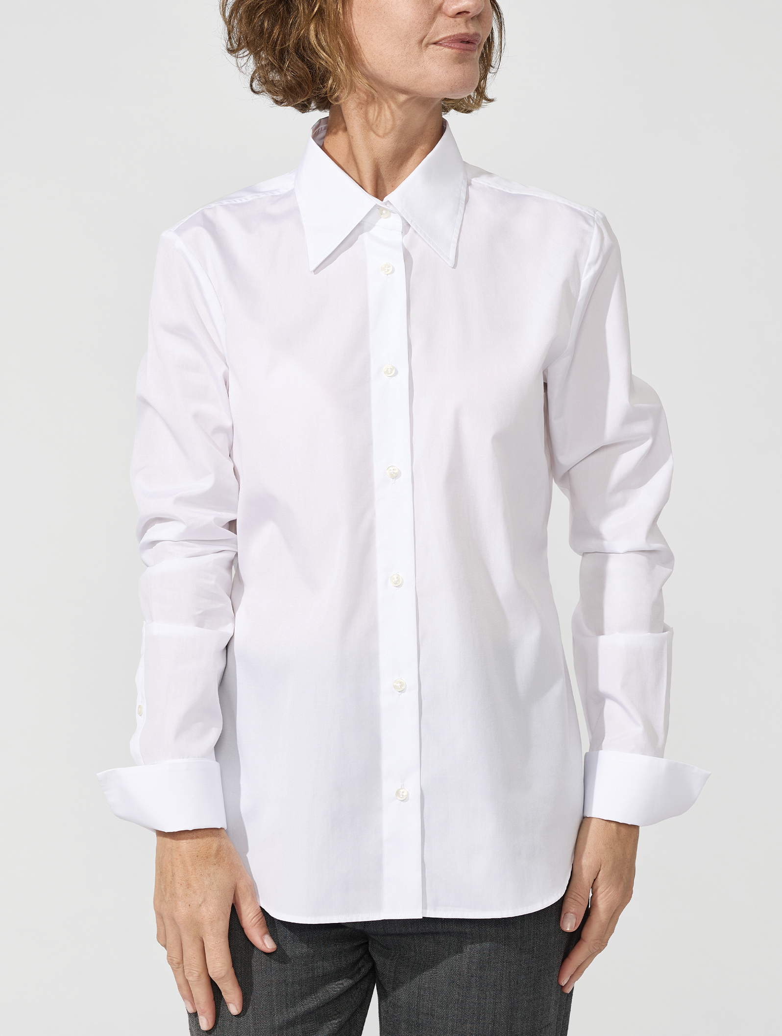 OB1 OFFICE CORE FINE POPLIN | WOMEN (WHITE)