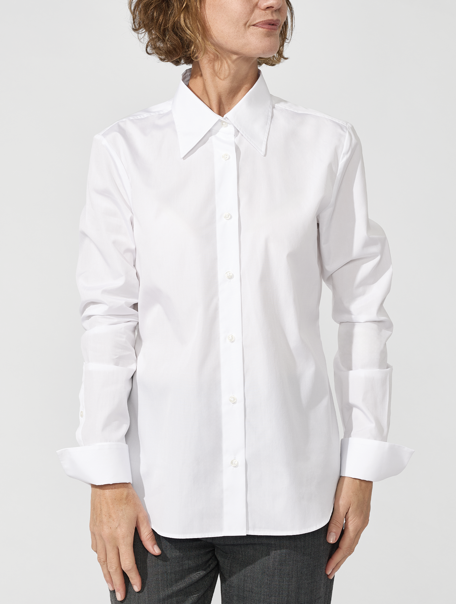 OB1 OFFICE CORE FINE POPLIN | WOMEN (WHITE)
