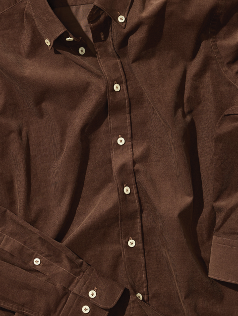 OB2 STUDIO NEEDLE CORD | MEN (CHOCOLATE)