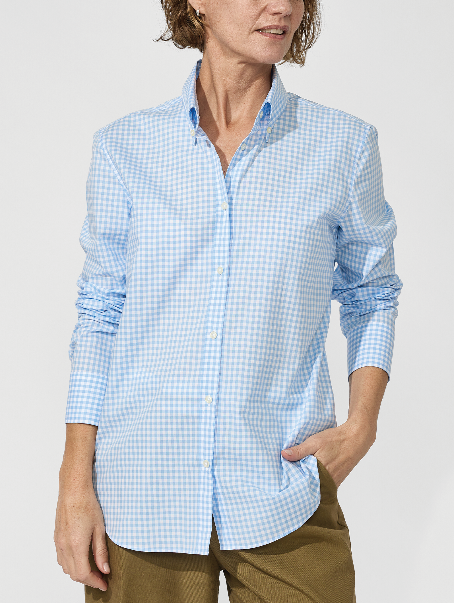 OB2 STUDIO GINGHAM | WOMEN (LIGHT BLUE)