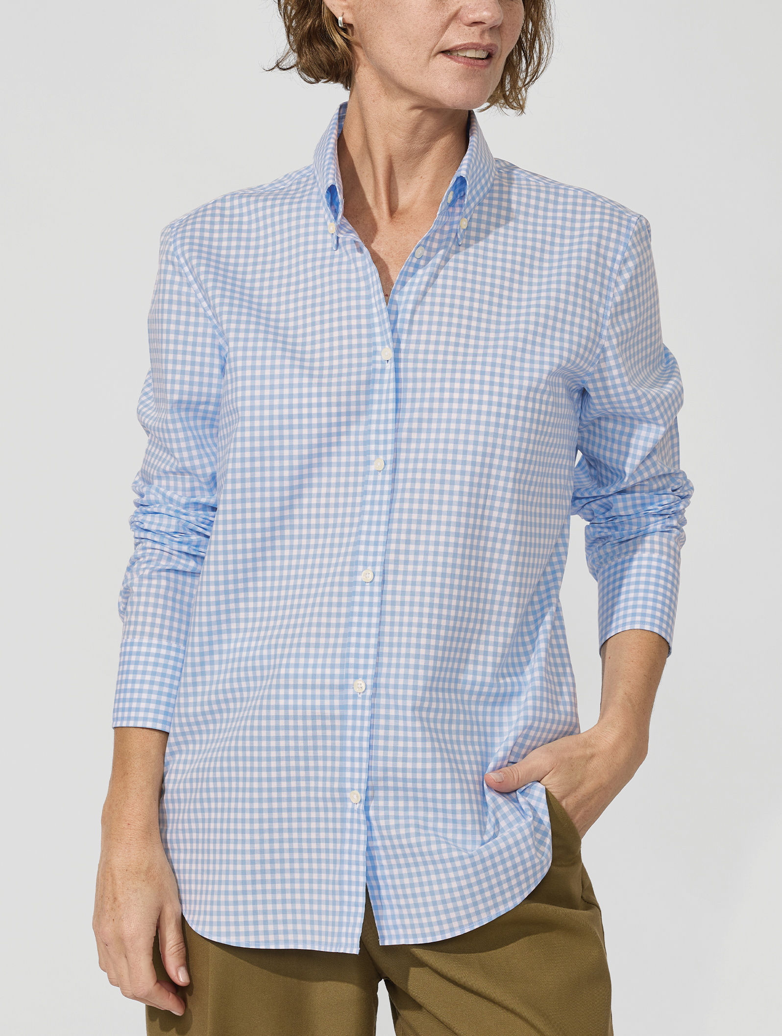 OB2 STUDIO GINGHAM | WOMEN (LIGHT BLUE)