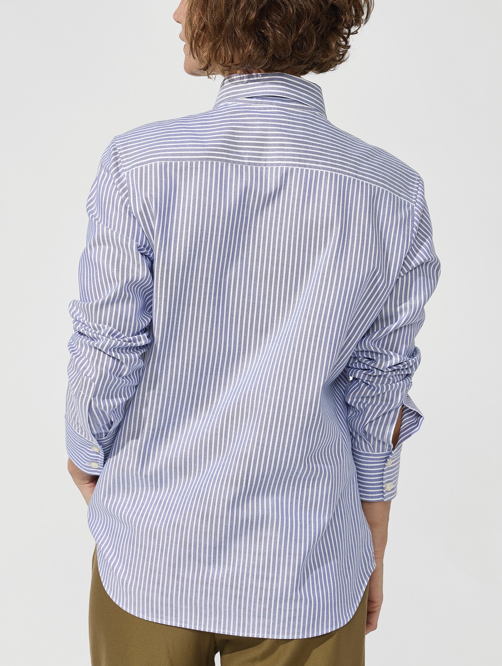 OB2 STUDIO CITY STRIPE OXFORD | WOMEN (NAVY)