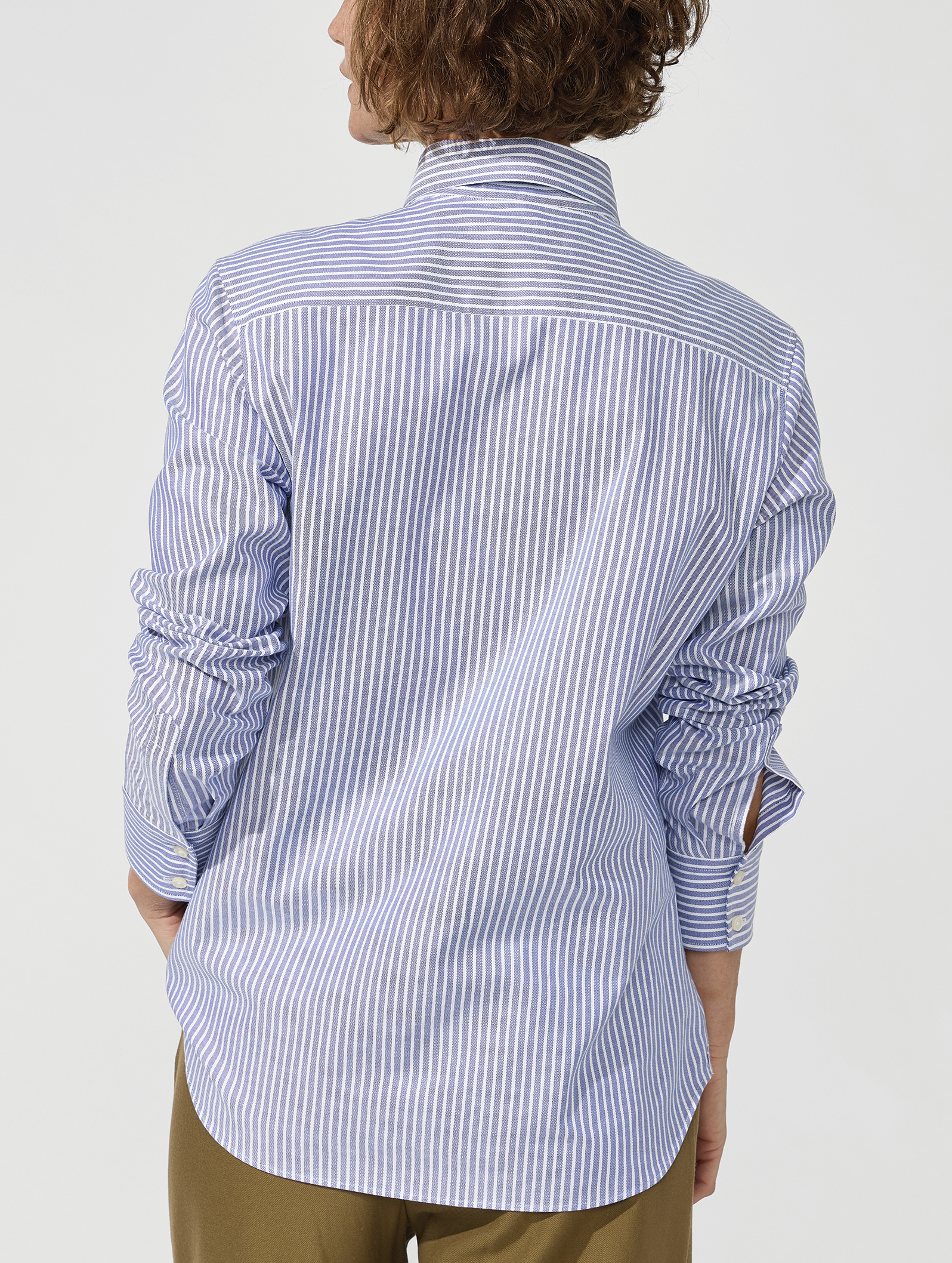 OB2 STUDIO CITY STRIPE OXFORD | WOMEN (NAVY)