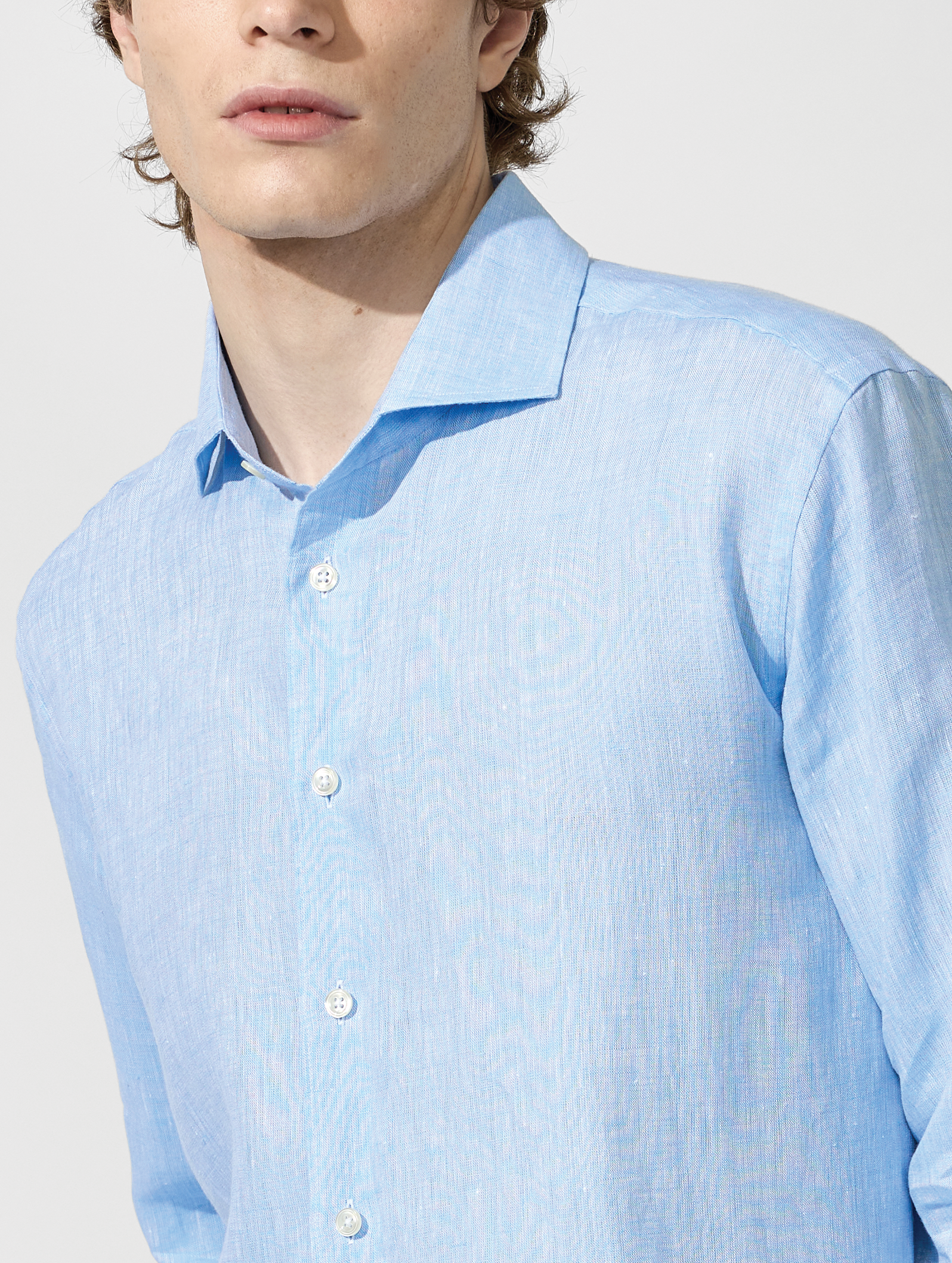 OB3 WEEKEND FINE LINEN | MEN (PALE BLUE)