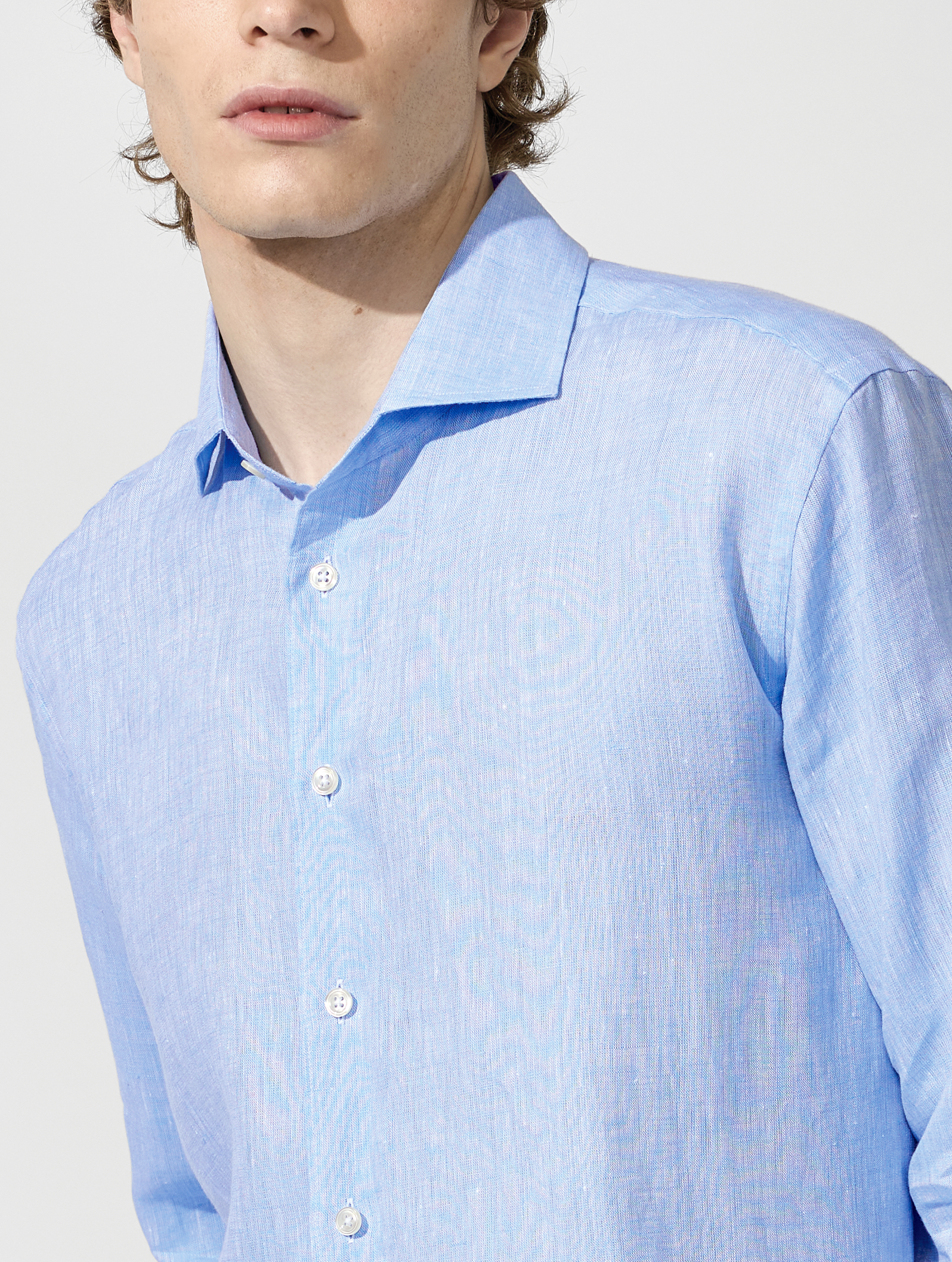 OB3 WEEKEND FINE LINEN | MEN (PALE BLUE)