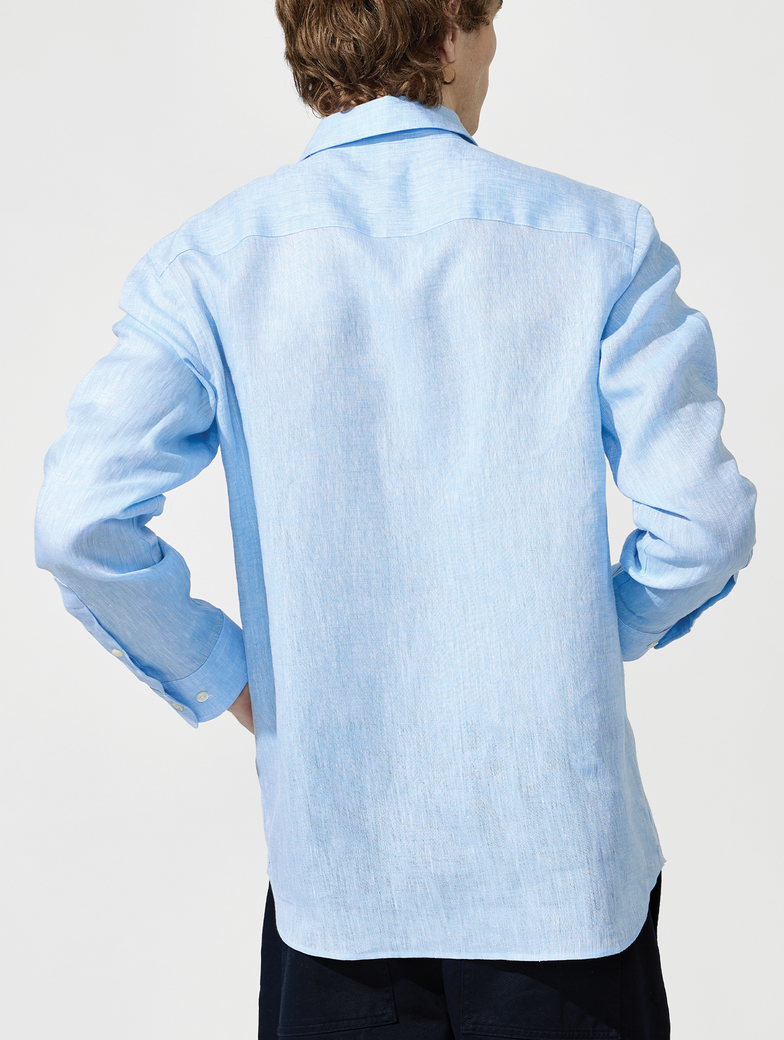 OB3 WEEKEND FINE LINEN | MEN (PALE BLUE)