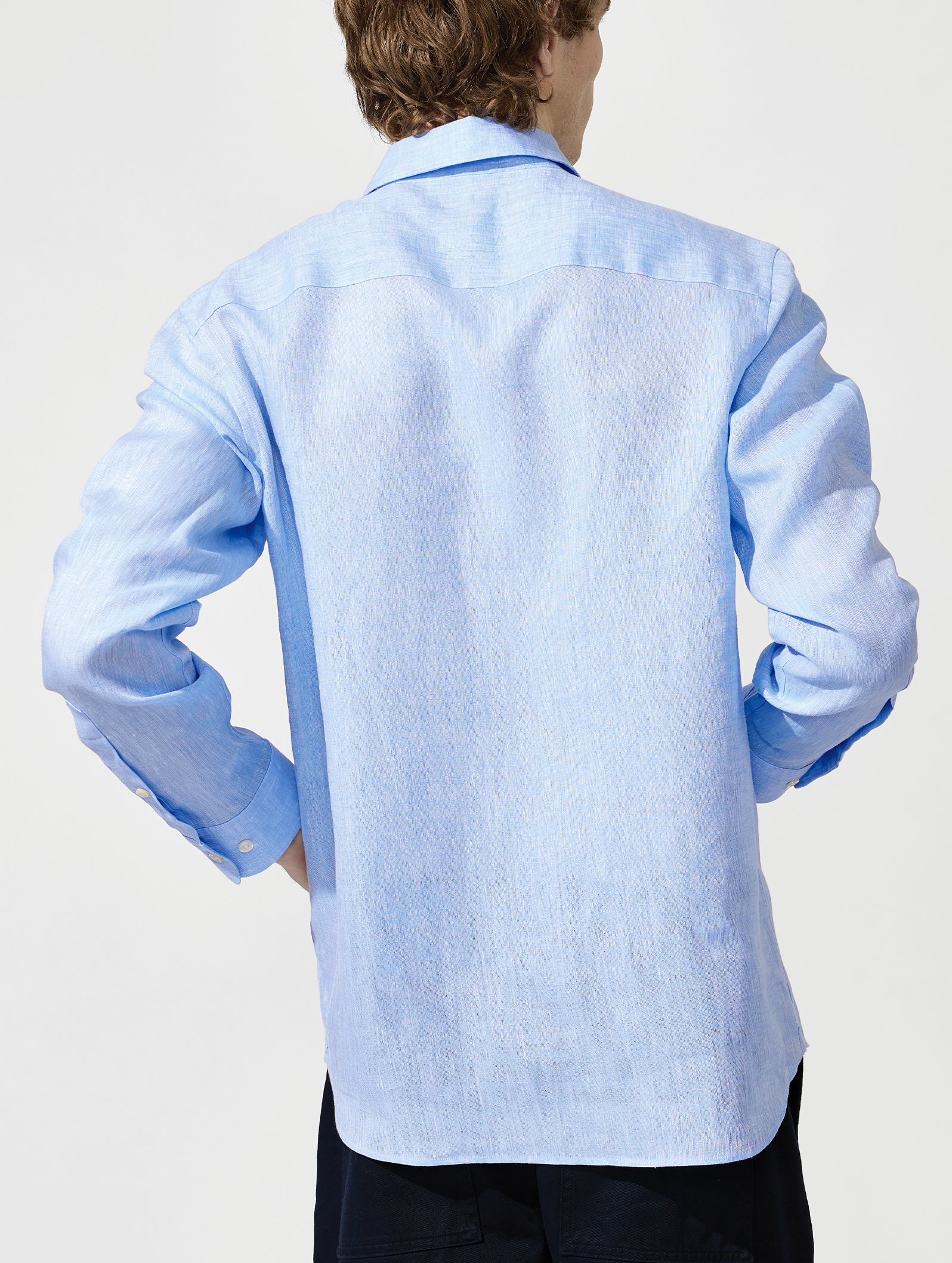 OB3 WEEKEND FINE LINEN | MEN (PALE BLUE)