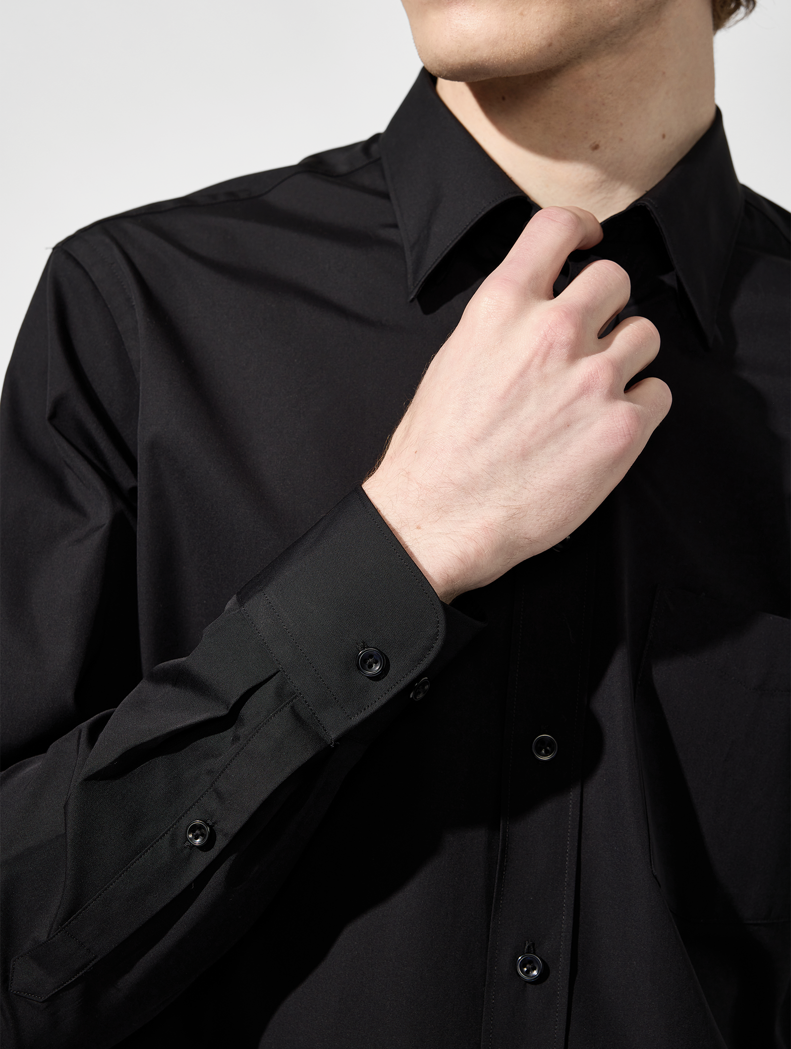 OB2 STUDIO CORE FINE POPLIN | MEN (BLACK)