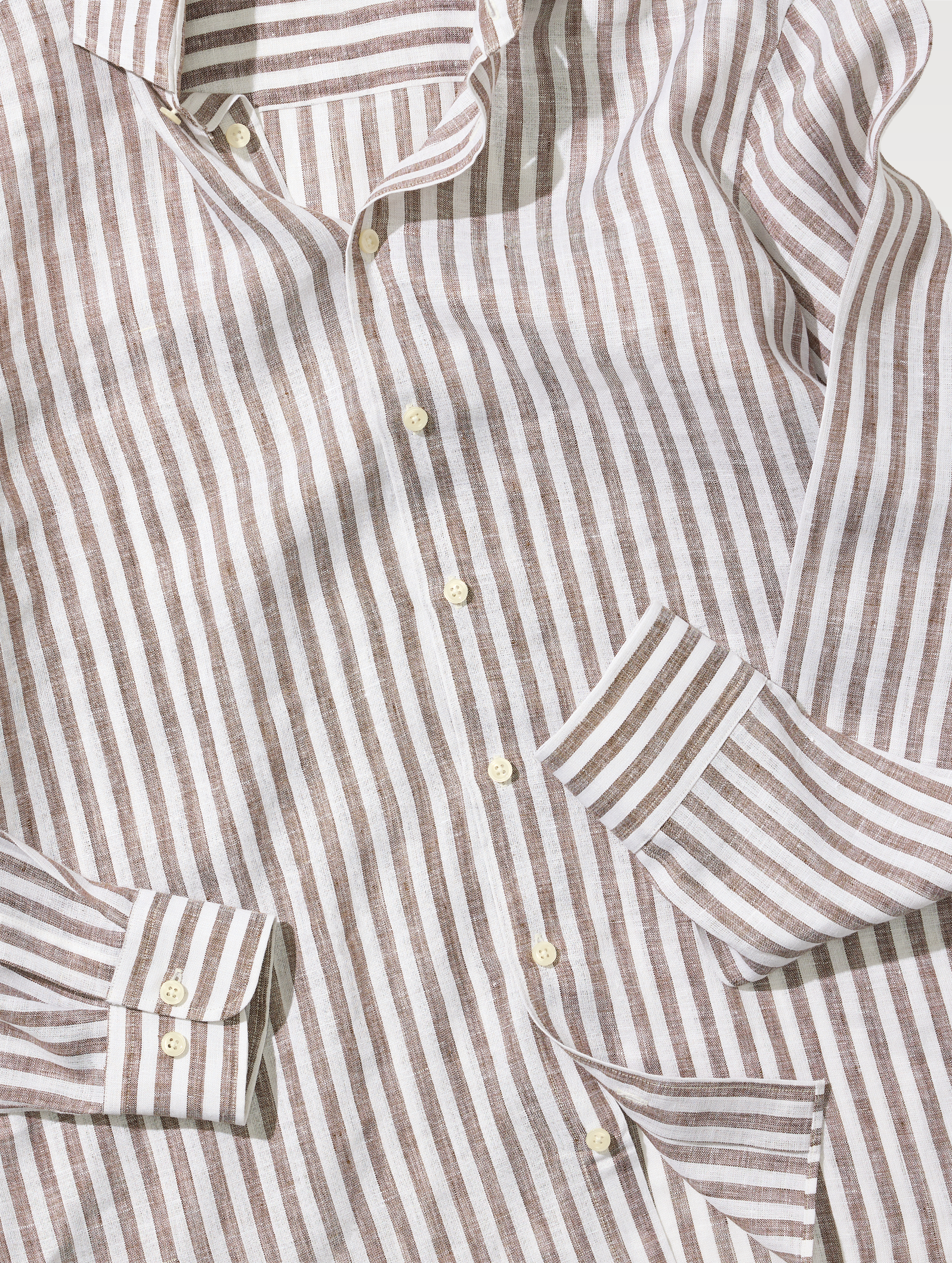 OB3 WEEKEND FINE LINEN BOLD BENGAL STRIPE | MEN (CHOCOLATE)