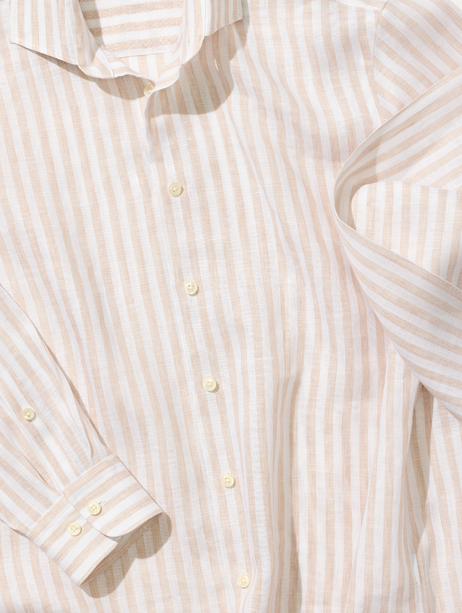 OB3 WEEKEND FINE LINEN BOLD BENGAL STRIPE | MEN (TAUPE)