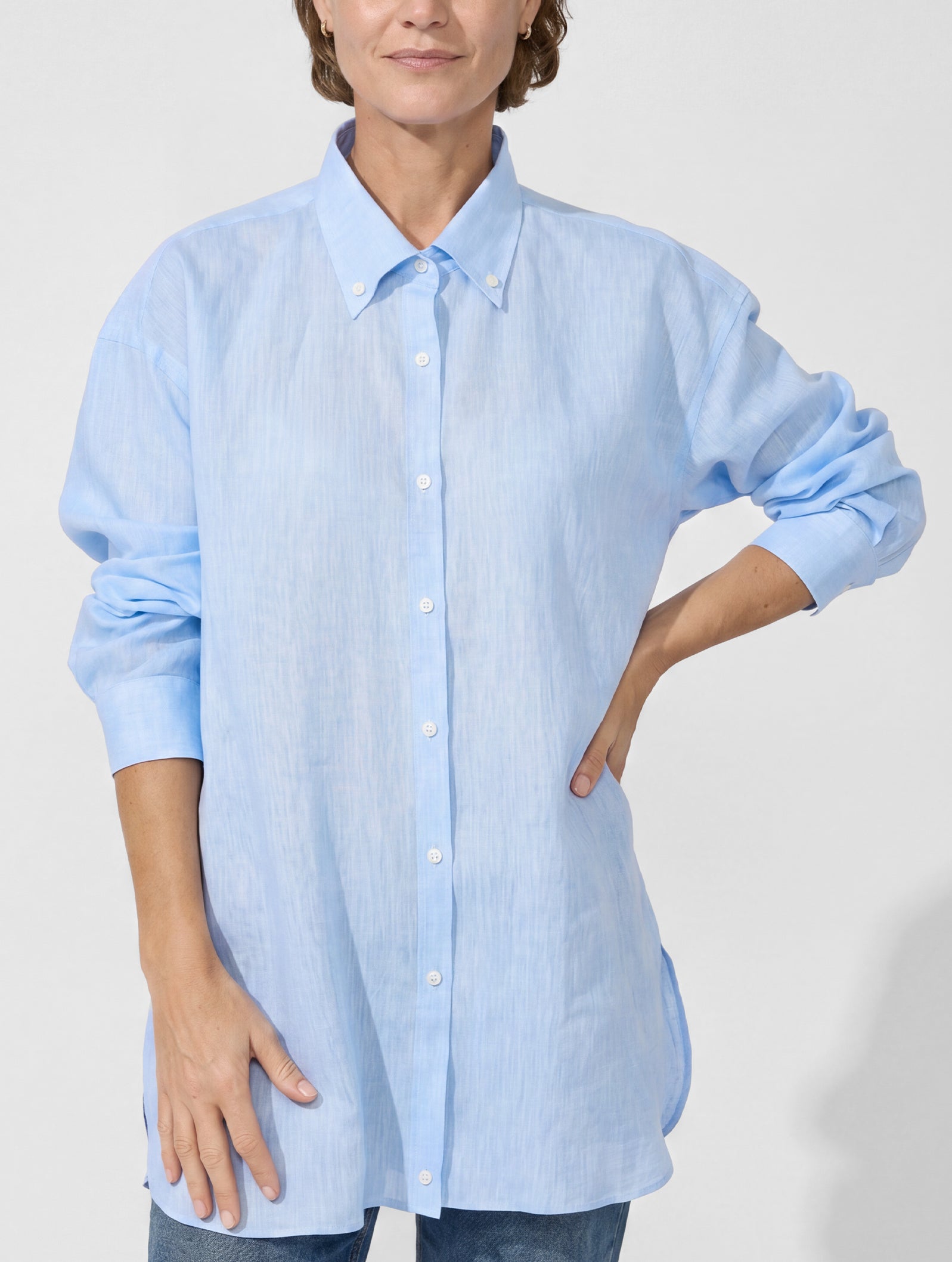 OB3 WEEKEND FINE LINEN | WOMEN (PALE BLUE)