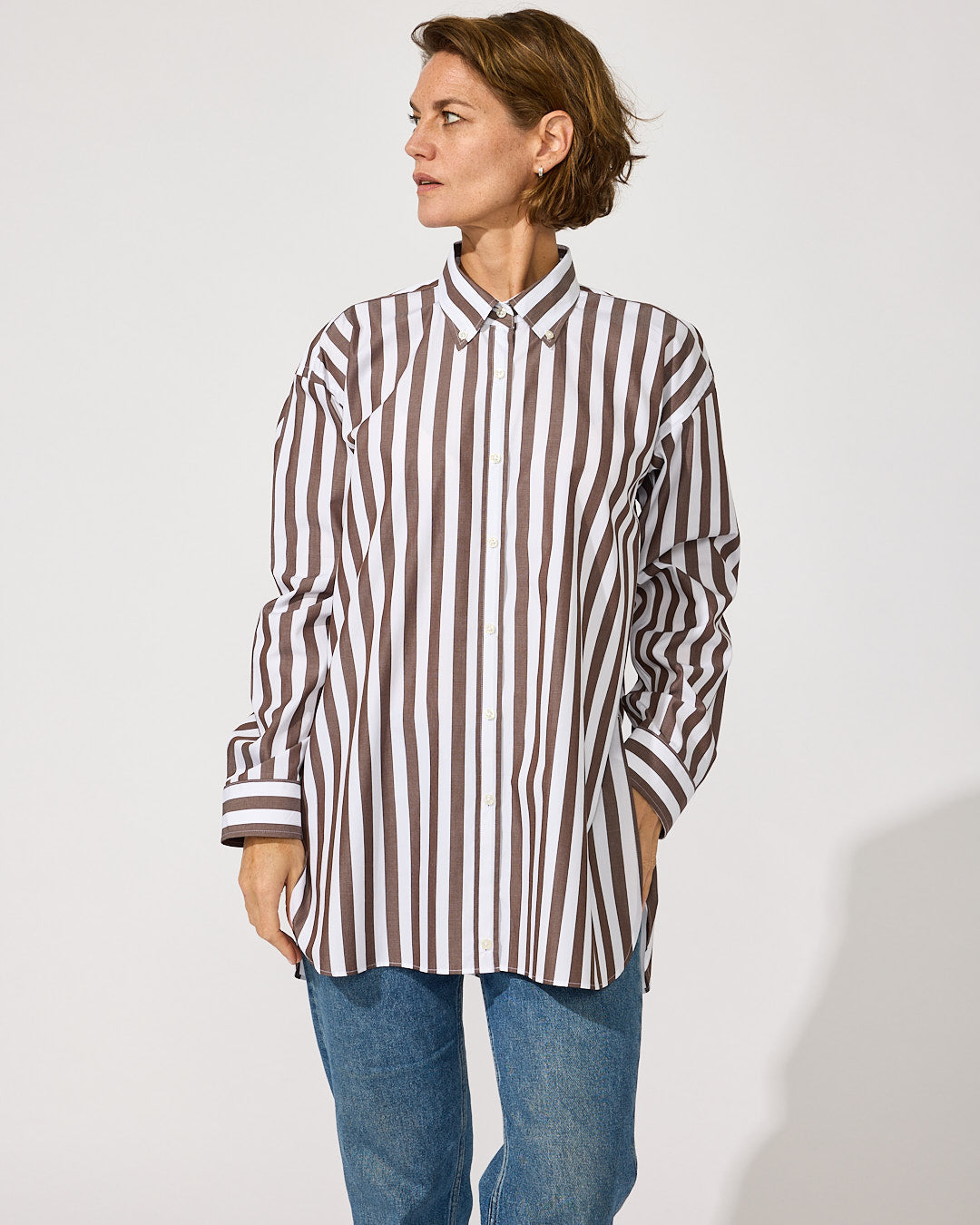 OB3 WEEKEND BOLD STRIPE | WOMEN (CHOCOLATE)
