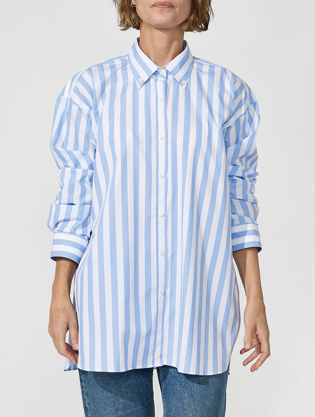 OB3 WEEKEND BOLD STRIPE | WOMEN (LIGHT BLUE)