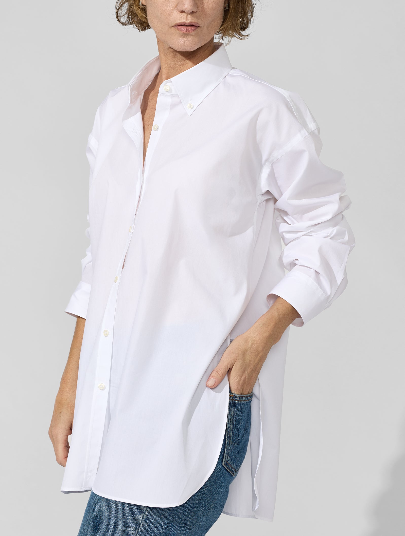 OB3 WEEKEND CORE POPLIN | WOMEN (WHITE)