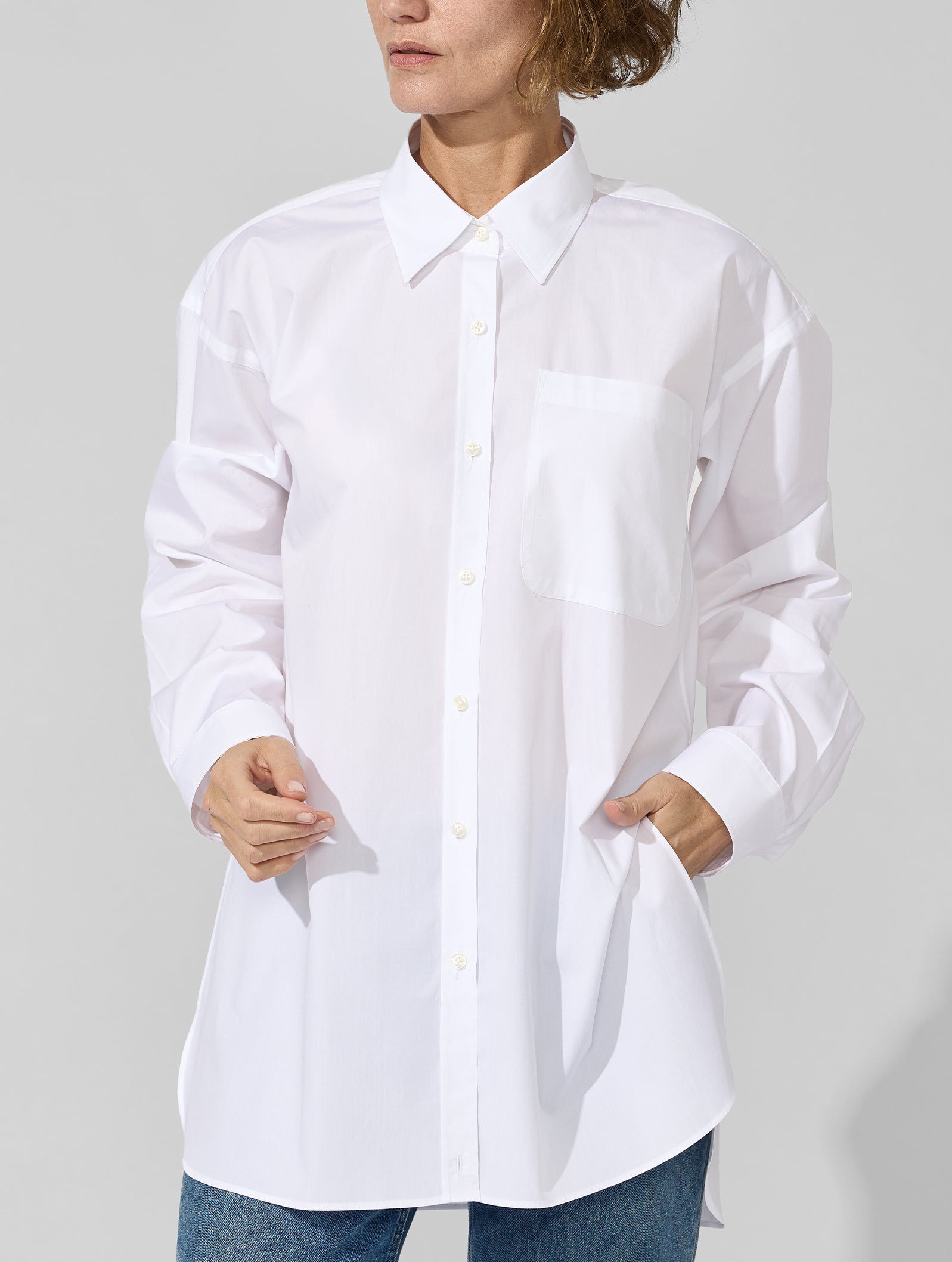 OB3 WEEKEND CORE POPLIN | WOMEN (WHITE)