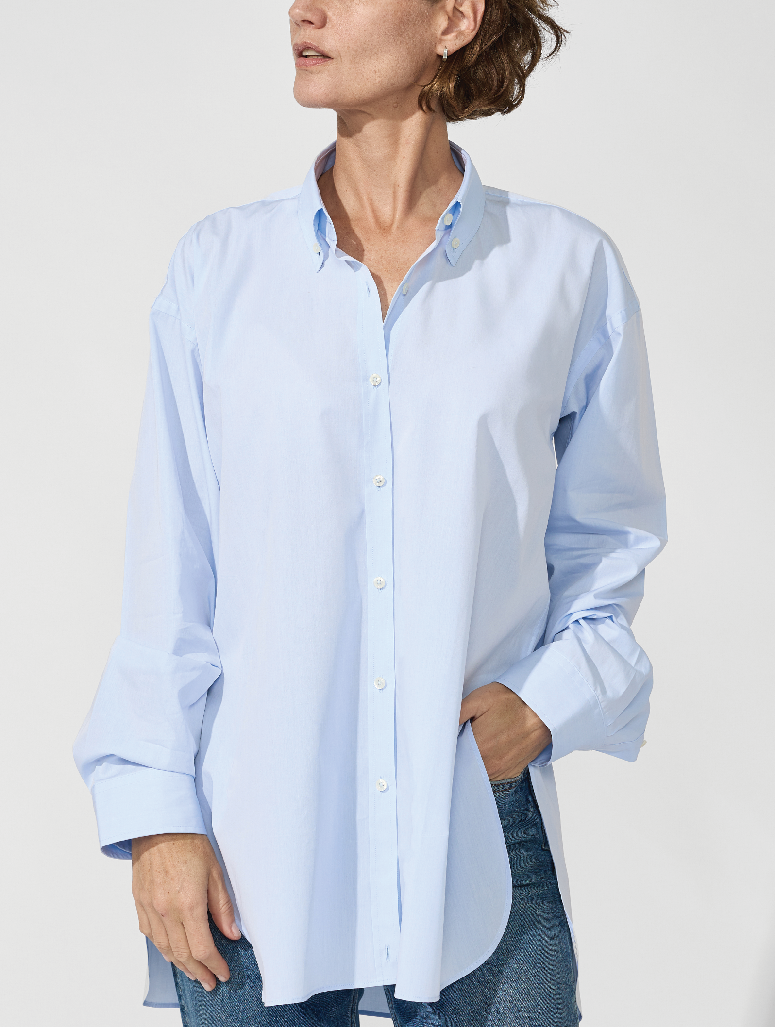 OB3 WEEKEND CORE POPLIN | WOMEN (LIGHT BLUE)