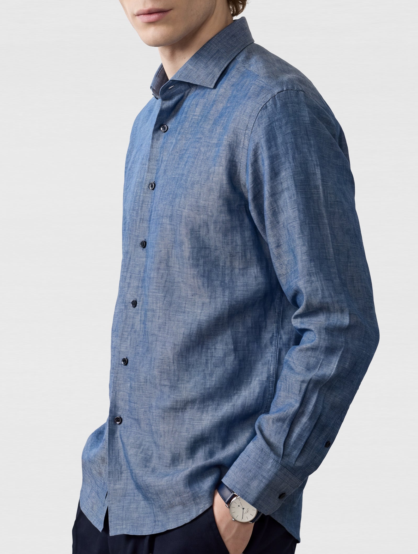 OB3 WEEKEND FINE LINEN | MEN (DARK BLUE)
