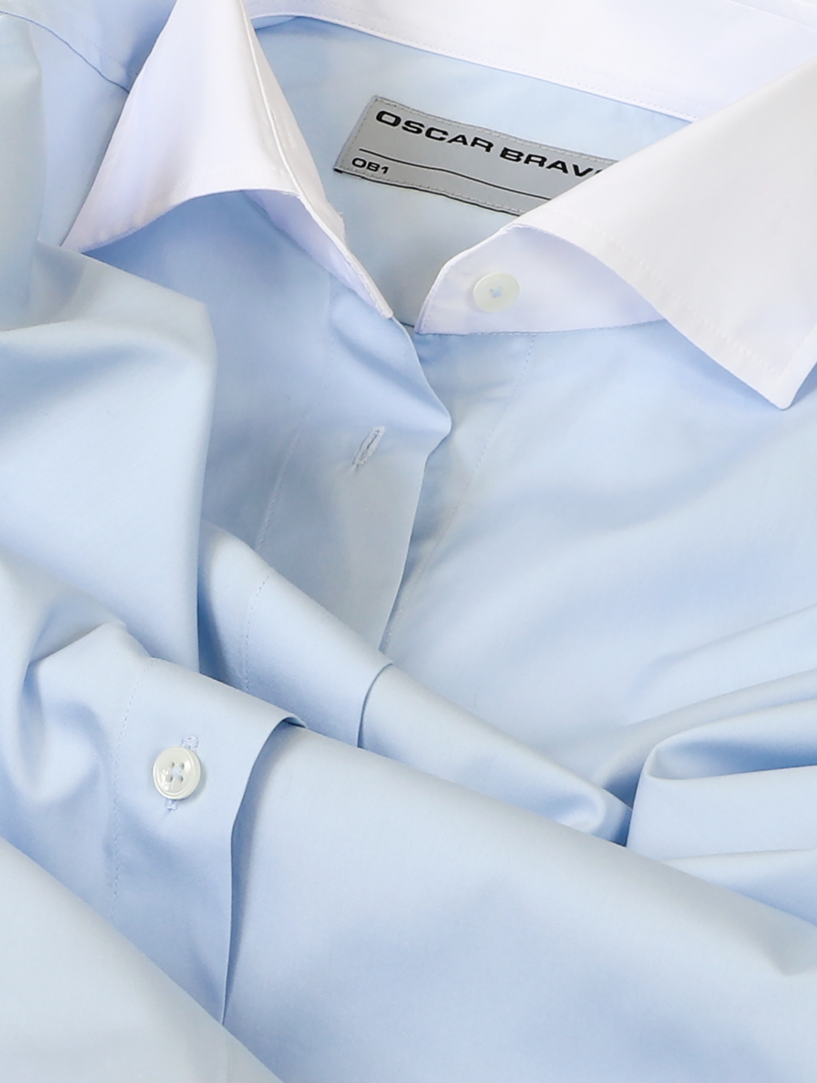OB1 OFFICE CORE FINE POPLIN | WOMEN (LIGHT BLUE) | BANKER (WHITE)