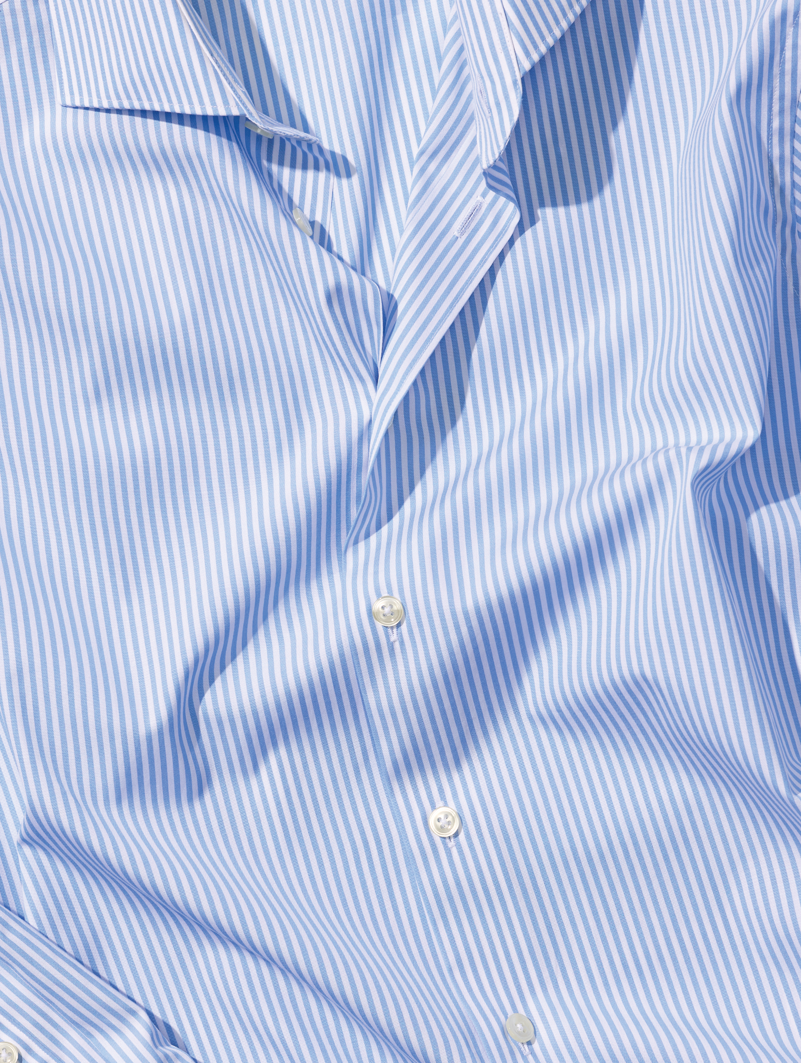 OB1 OFFICE BENGAL STRIPE FINE POPLIN | MEN (PALE BLUE)